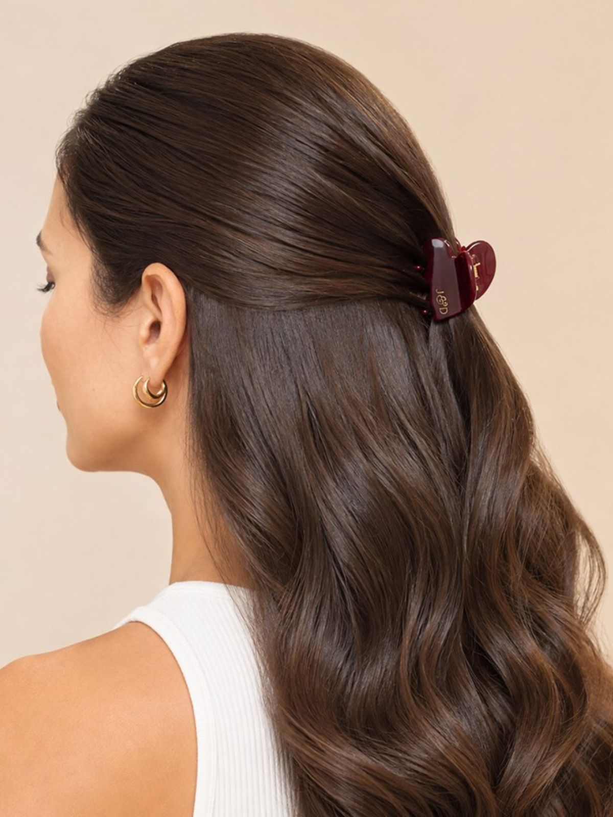Portia Hair Clip - Merlot