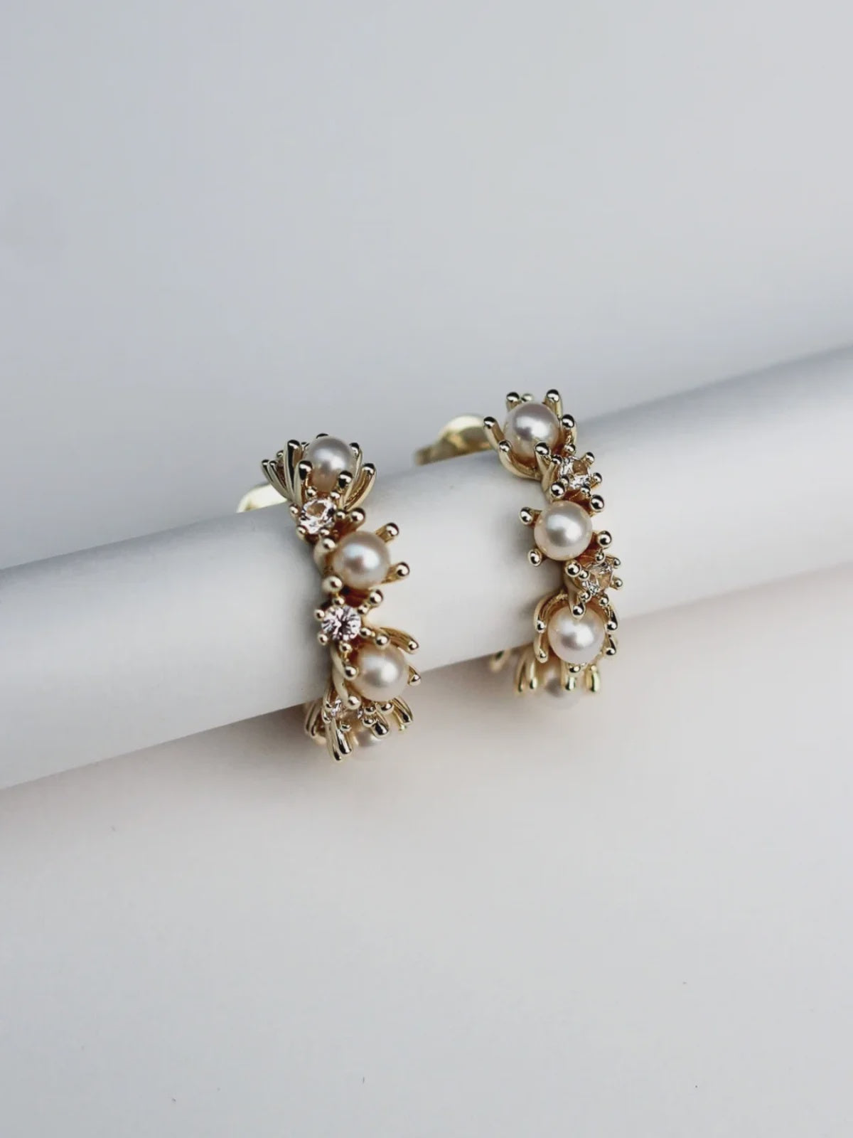 Paris is Burning Hoop Earrings - Gold