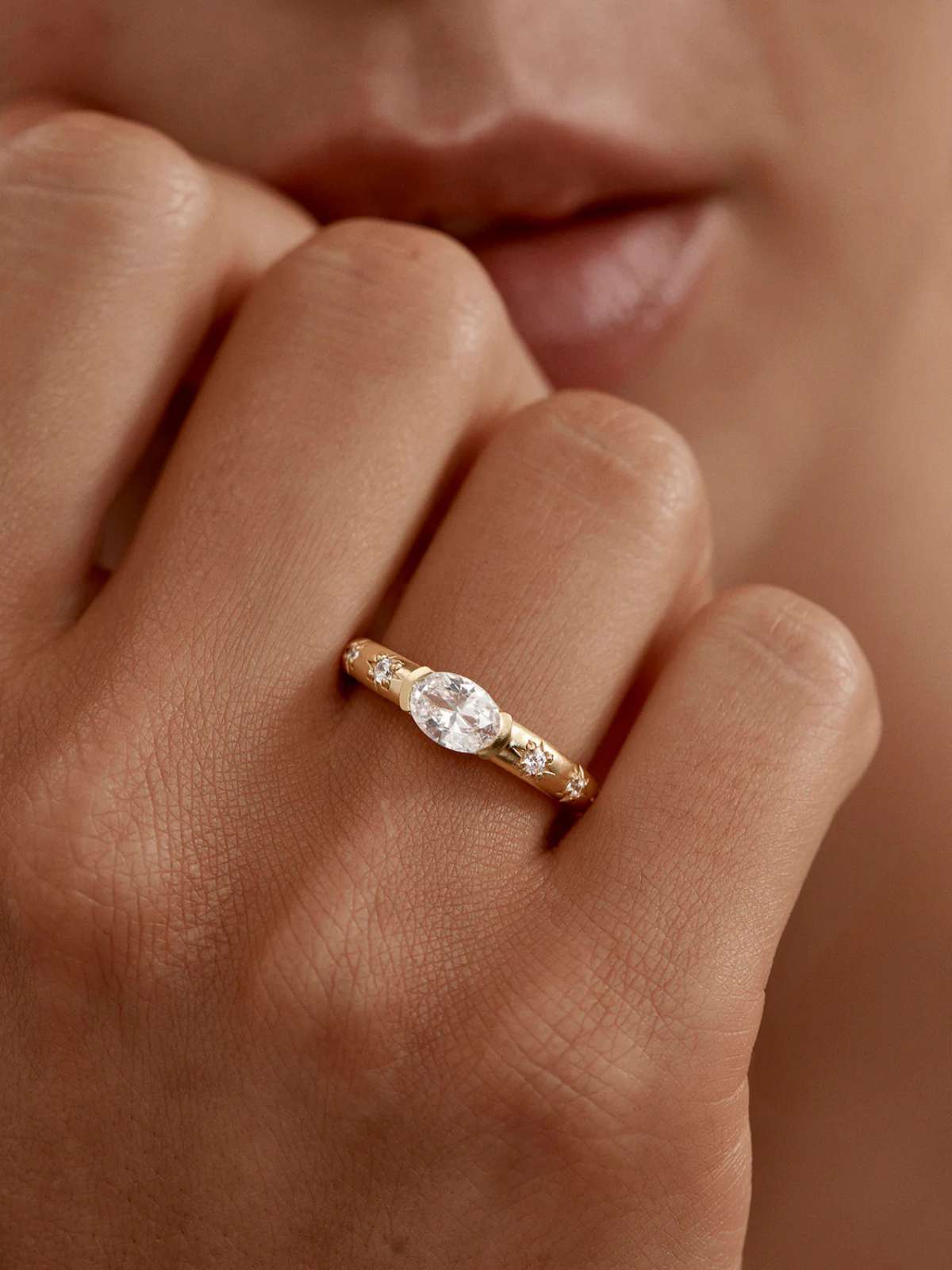 18k Gold Vermeil Celestial Skies Ring