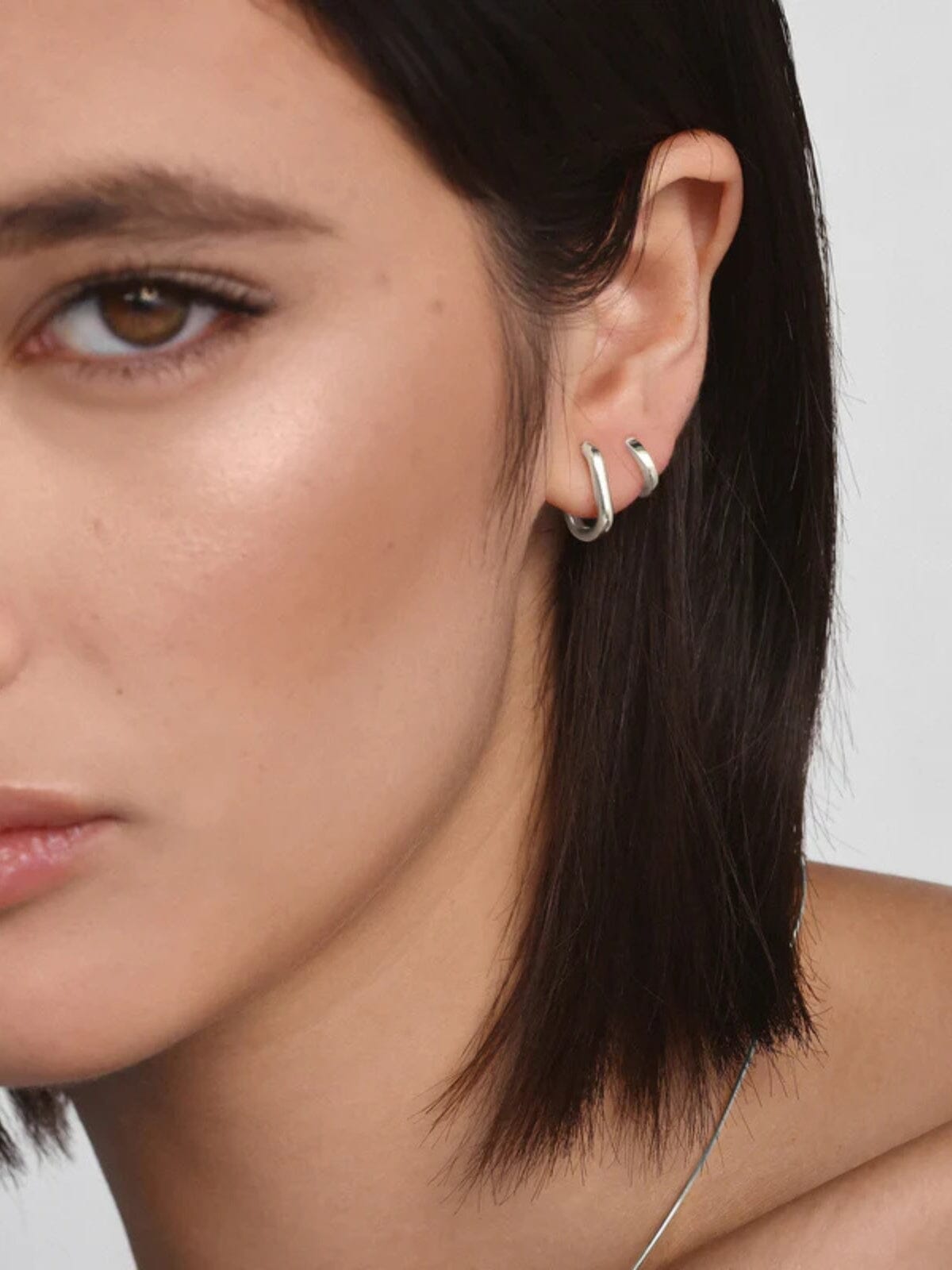 Amsterdam Hoops - Silver Earrings Saint Valentine