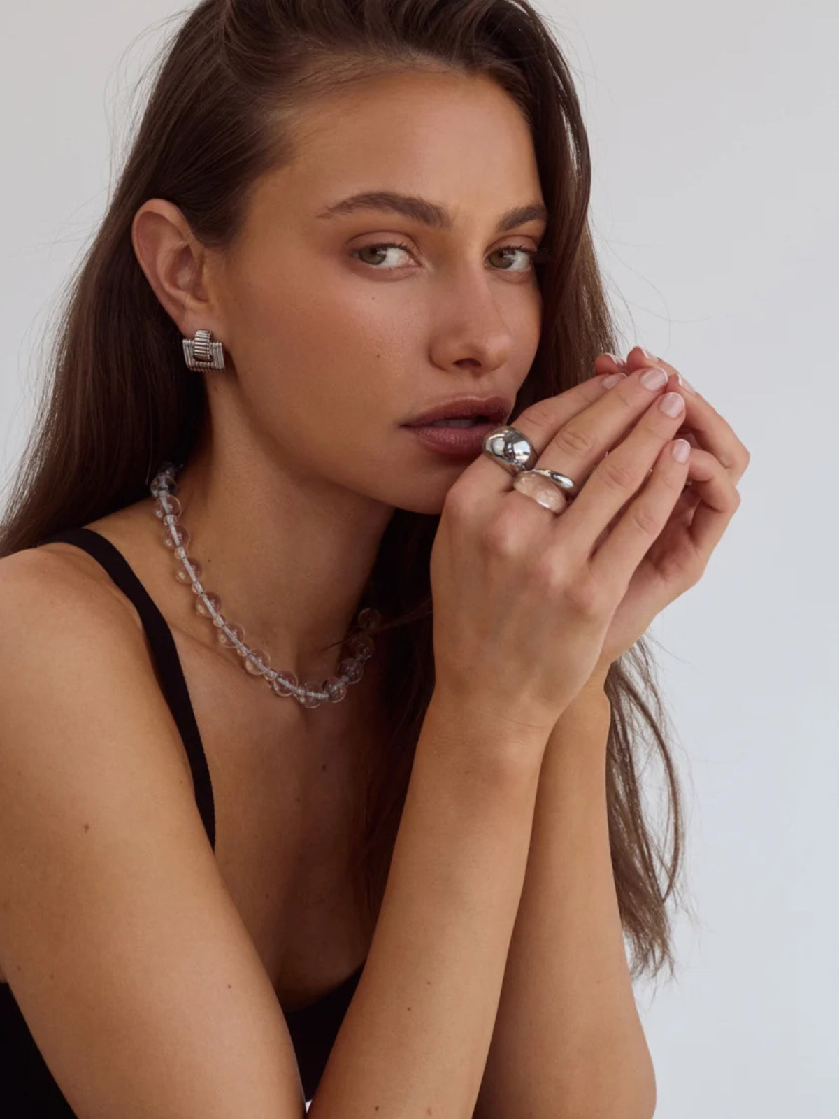 Mercer Earrings - Silver