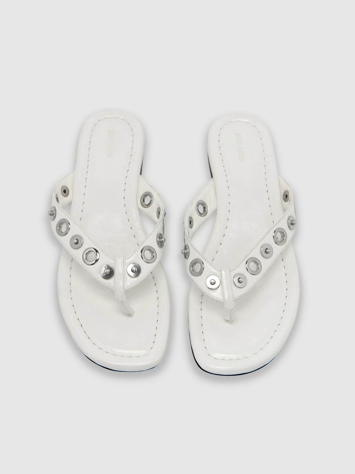 Eyelet Sandal - chalk