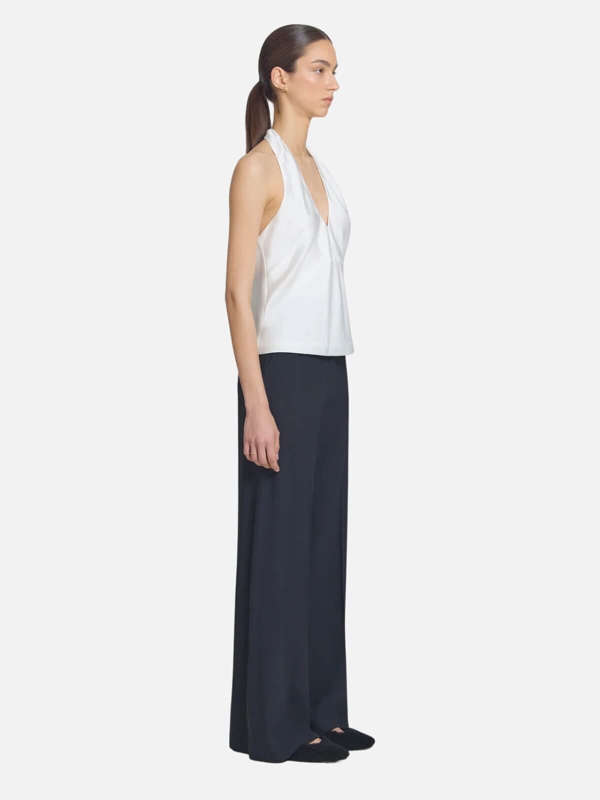 Evian Halter Top - Ivory Tops Viktoria & Woods
