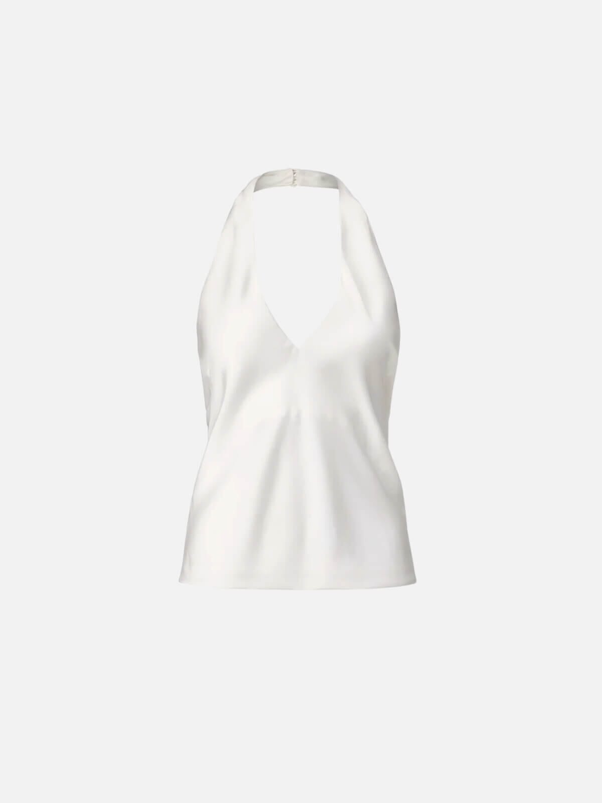 Evian Halter Top - Ivory Tops Viktoria & Woods