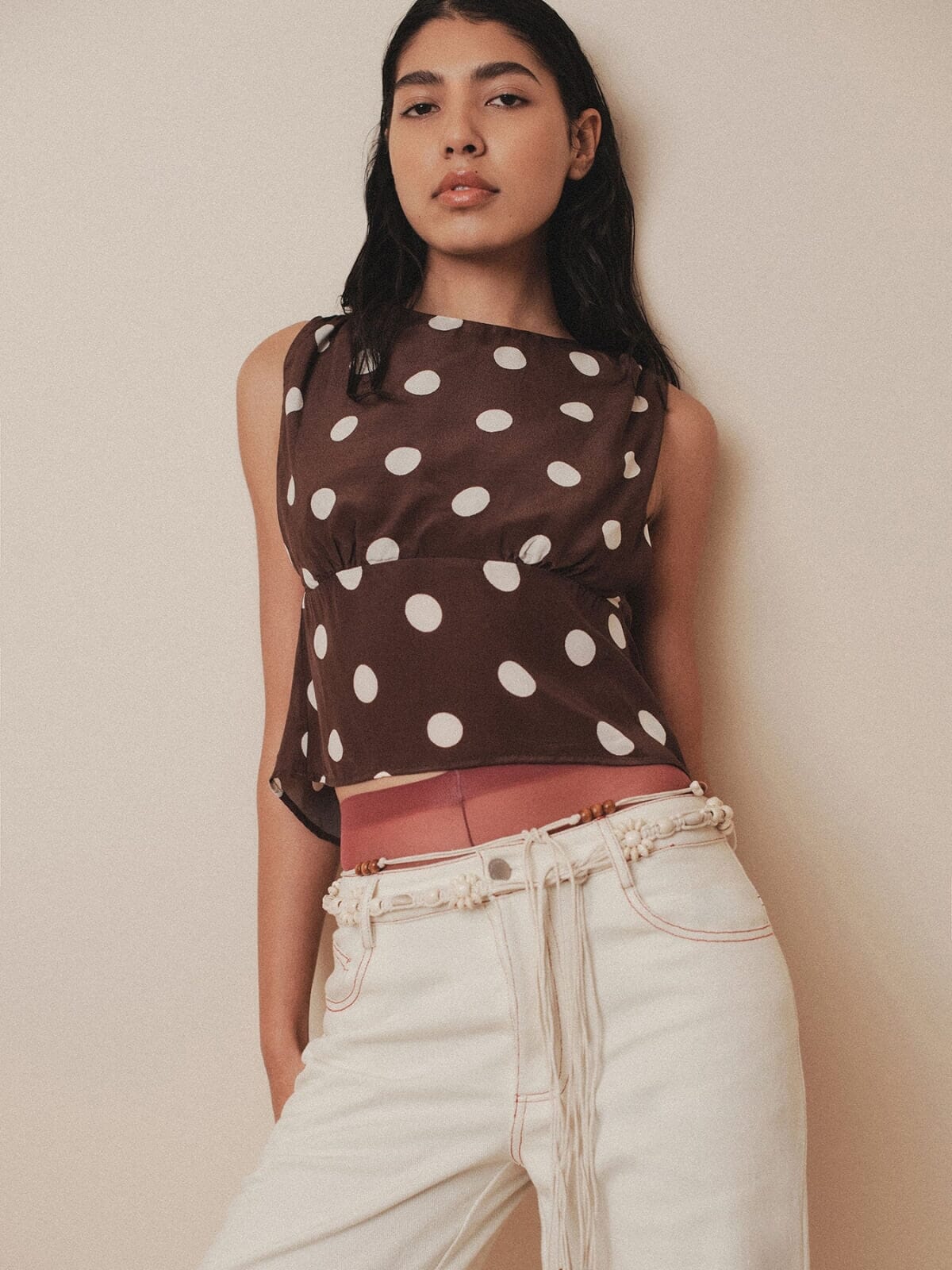 Kamila Top - Pinot Polka Tops Ownley