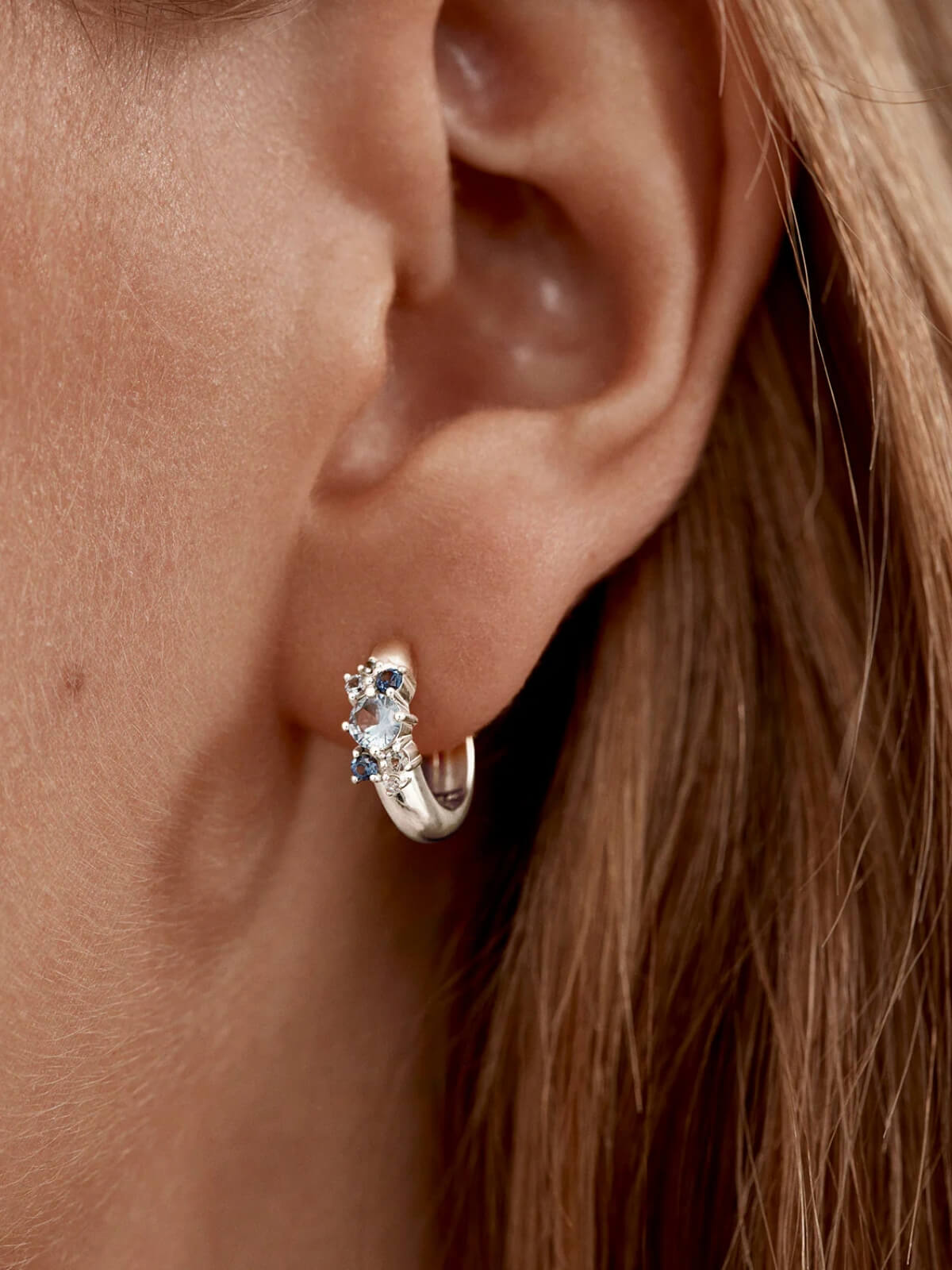 Sterling Silver I Breathe, I Become Hoops