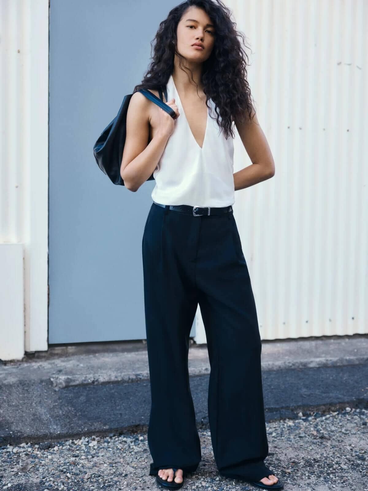 Evian Halter Top - Ivory Tops Viktoria & Woods