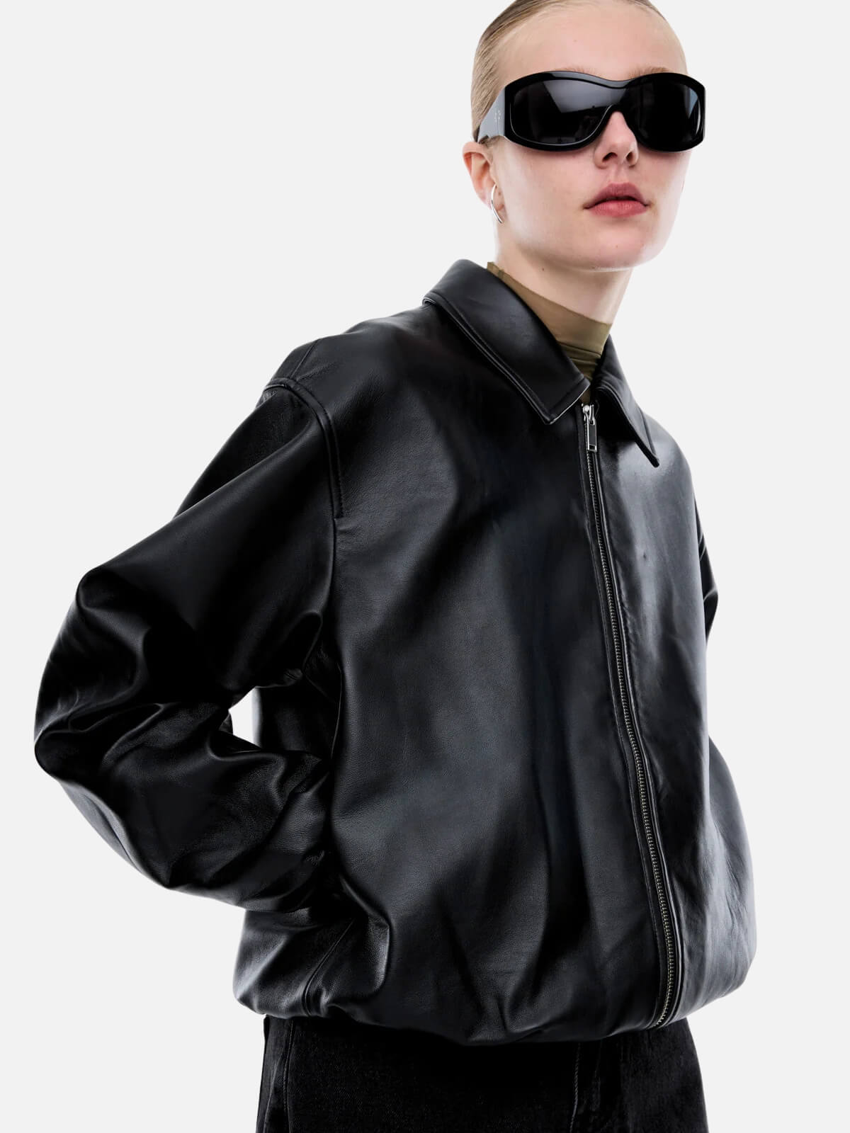 Arizona Leather Jacket - Black