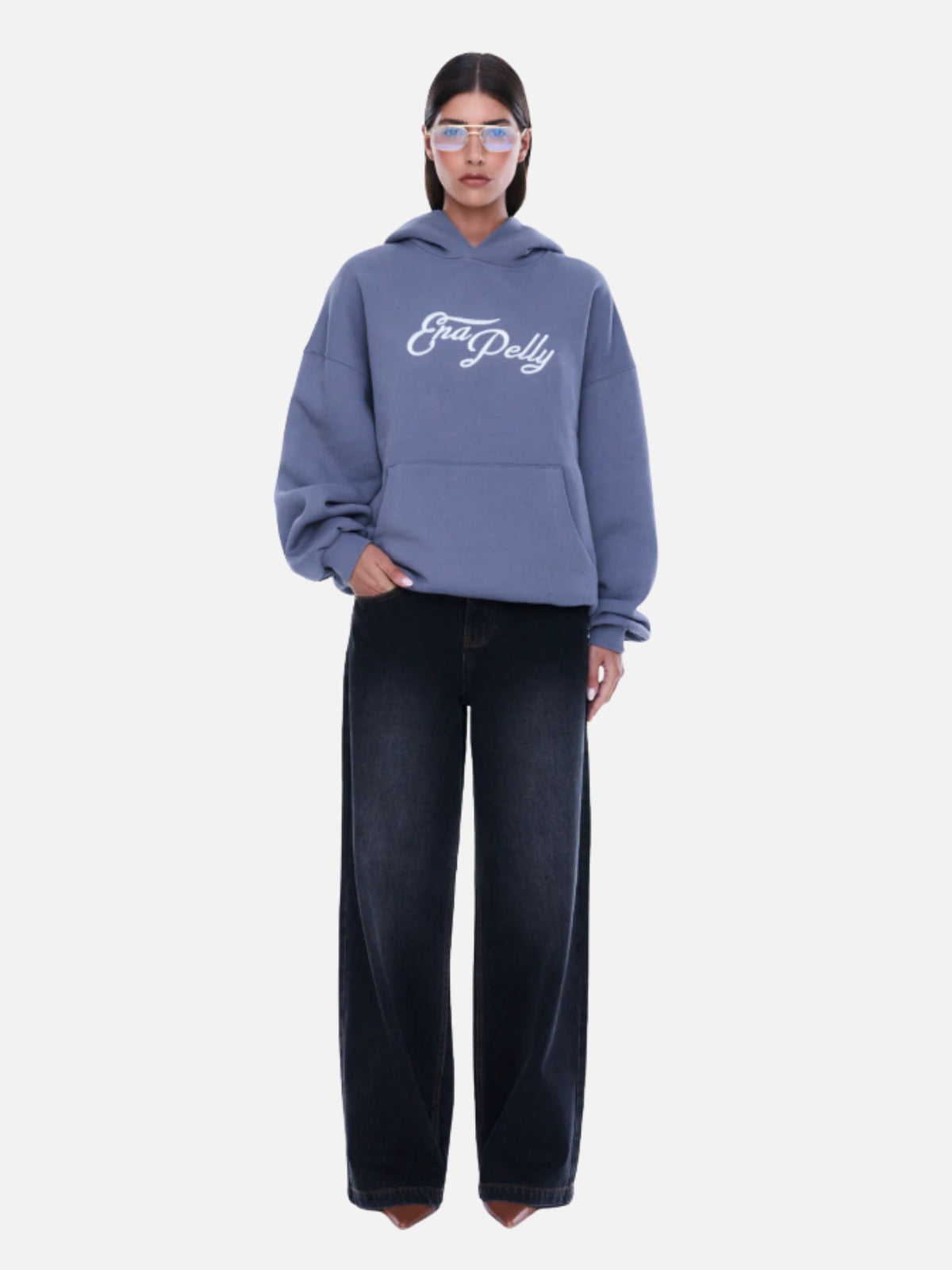 Cassie Oversized Hoodie -Washed Grey