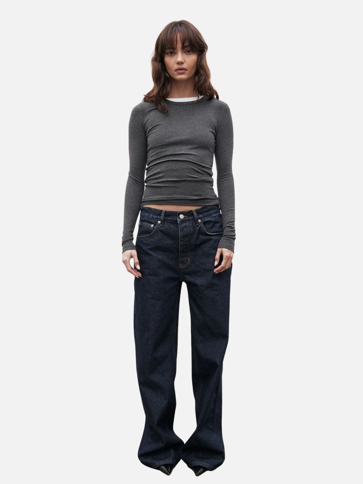 Nyla Top - Dark Heather