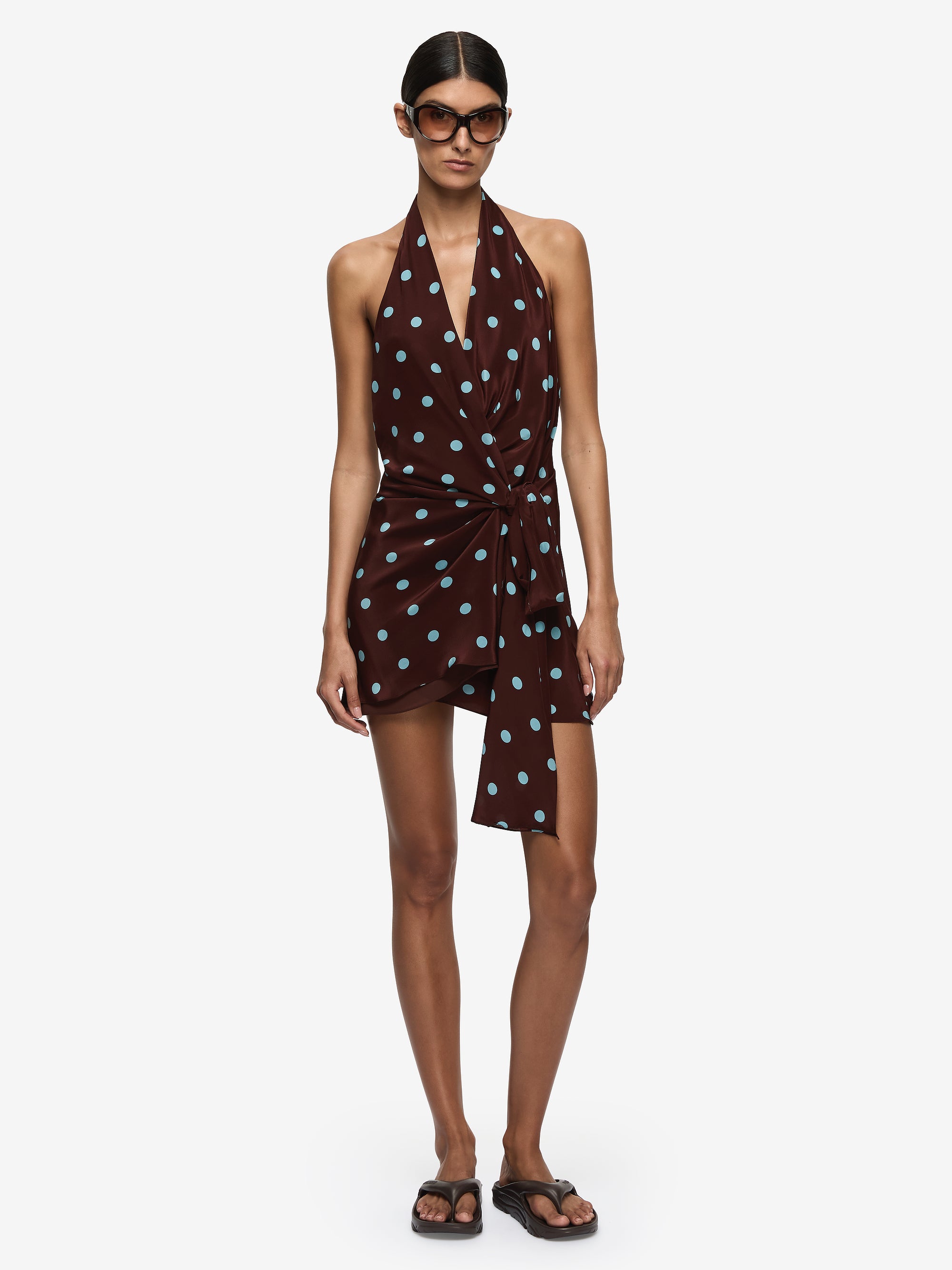 Mathilde Halter Mini Dress