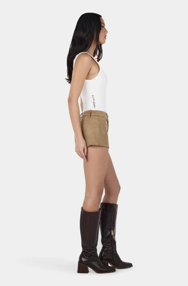 Joey Cord Shorties - Tan