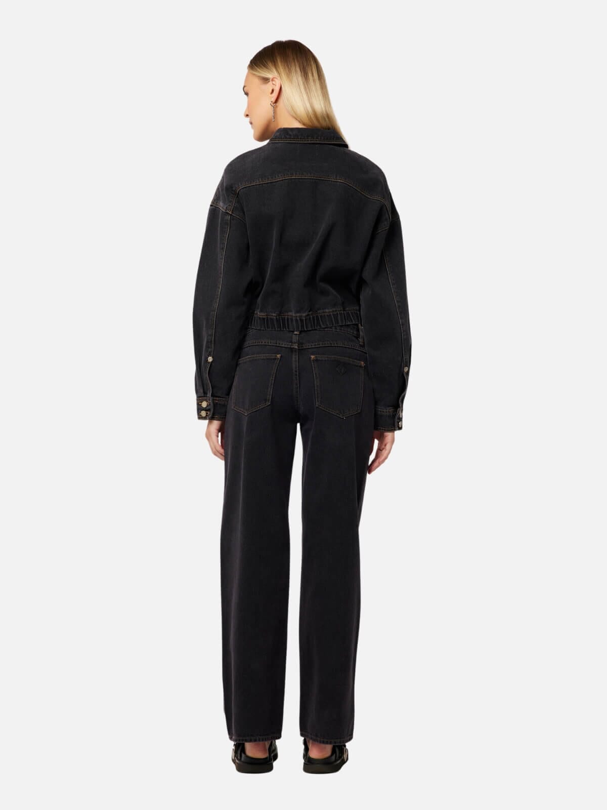 Denim Bomber Jacket - Cara Jackets Abrand