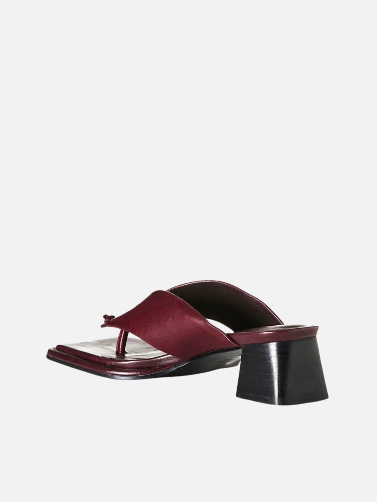 Alina - Burgundy Oily Leather Shoes Alias Mae