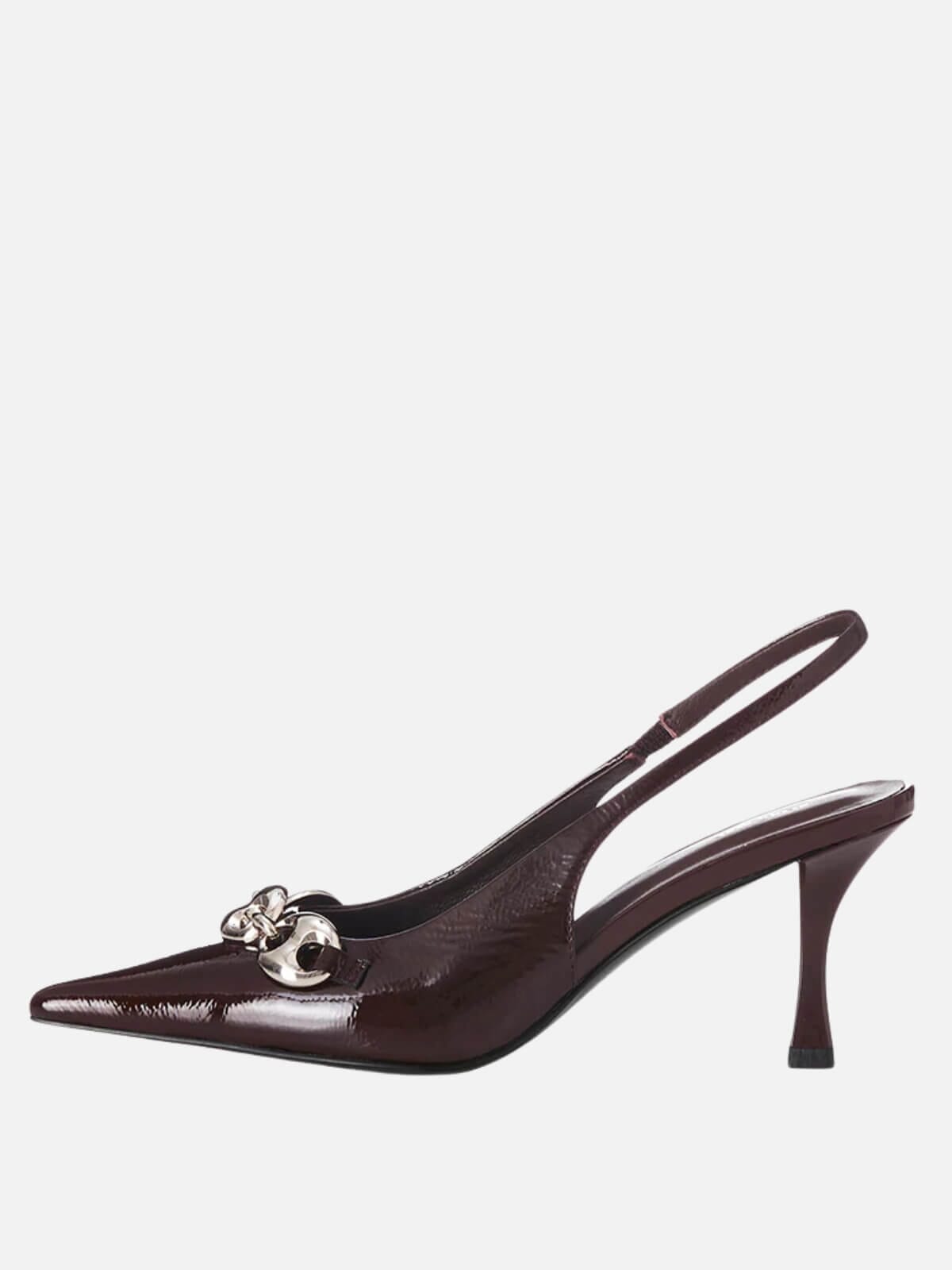 Alias Mae Amber Burgundy Crinkle Patent Perlu