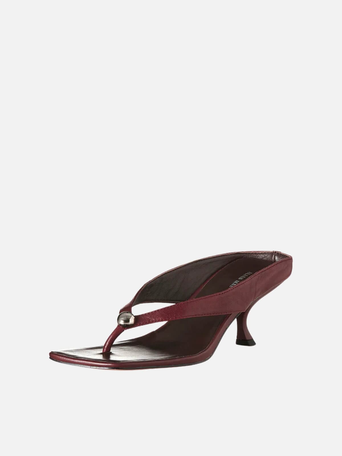 Aria - Burgundy Oily Leather Shoes Alias Mae