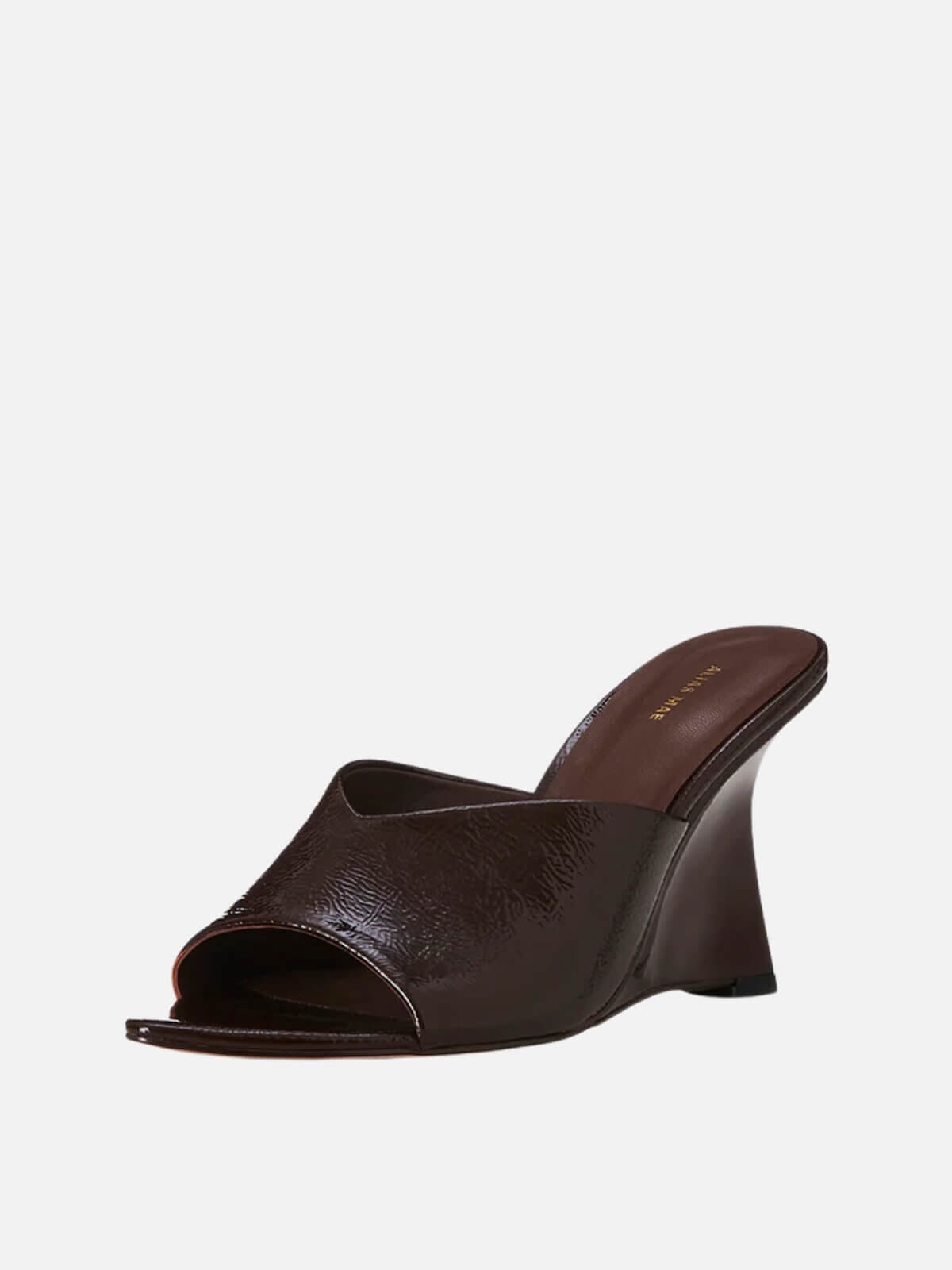 Rhianna - Choc Oily Leather Shoes Alias Mae