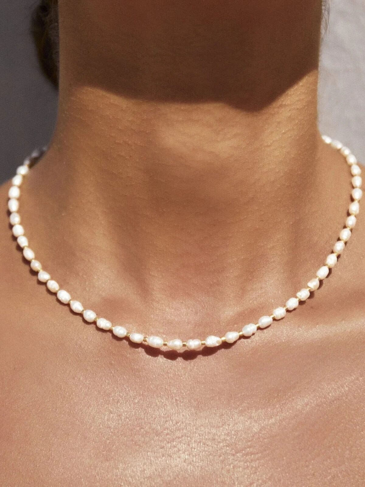 Bahamas Pearl Necklace - Gold Necklaces Arms Of Eve