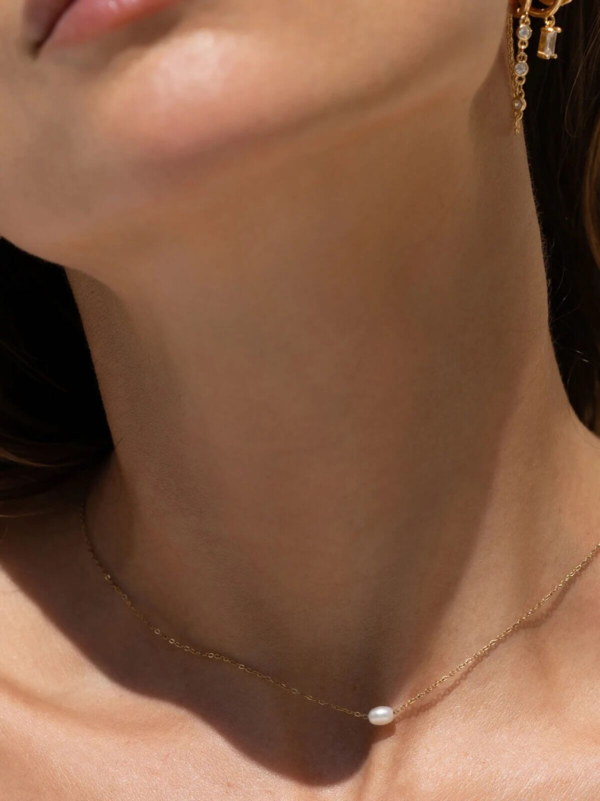 Cressida Pearl Necklace - Gold Necklaces Arms Of Eve