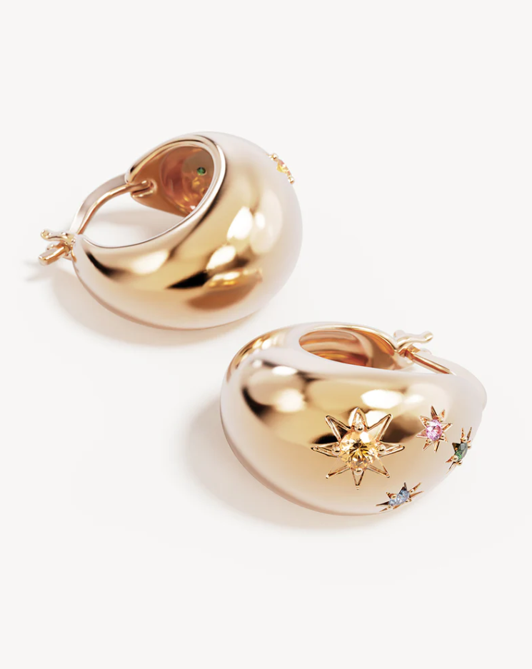 18k Gold Vermeil Awaken Your Soul Hoops