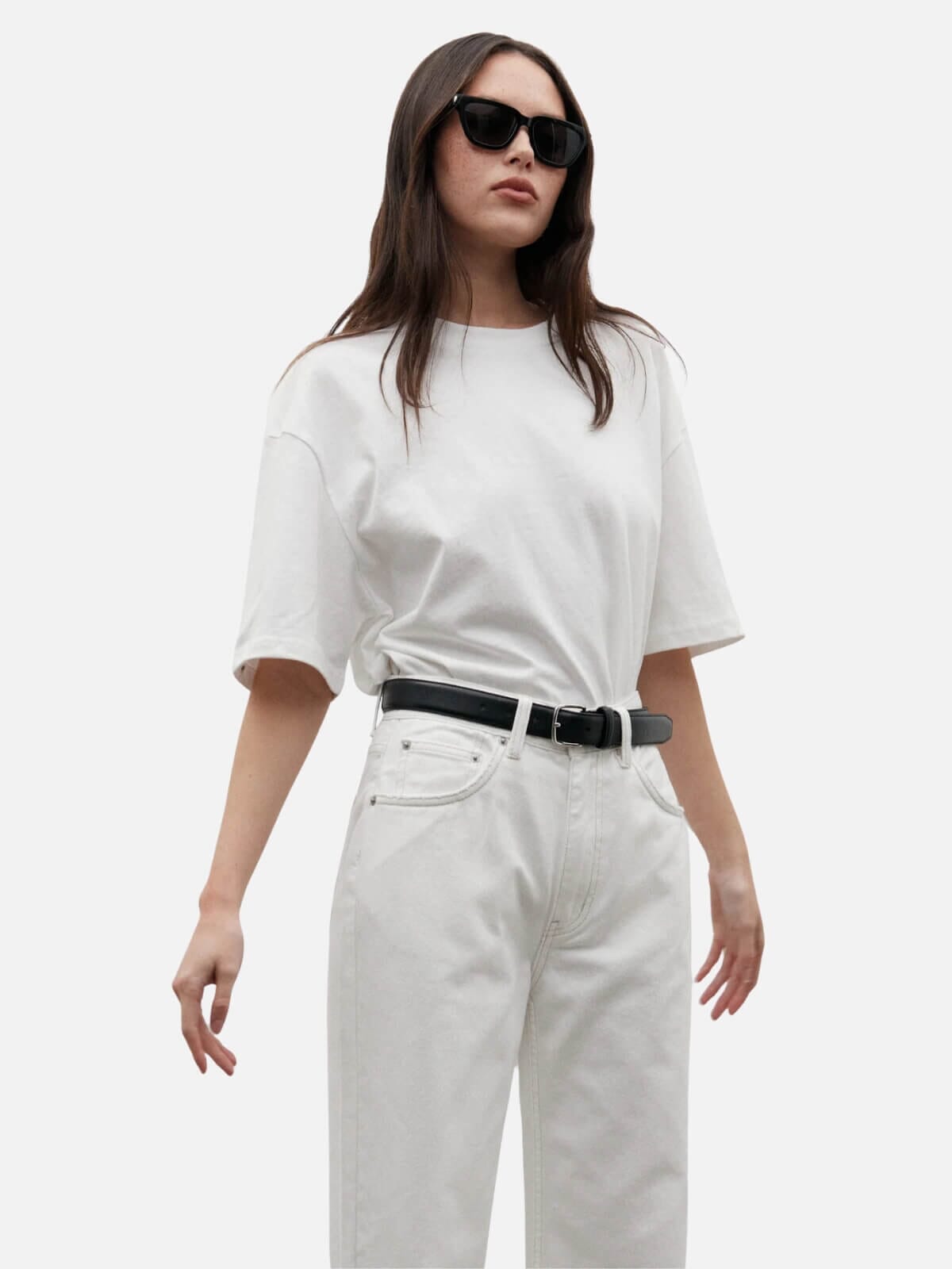 Jonas Boyfriend Tee - White Tops BAYSE