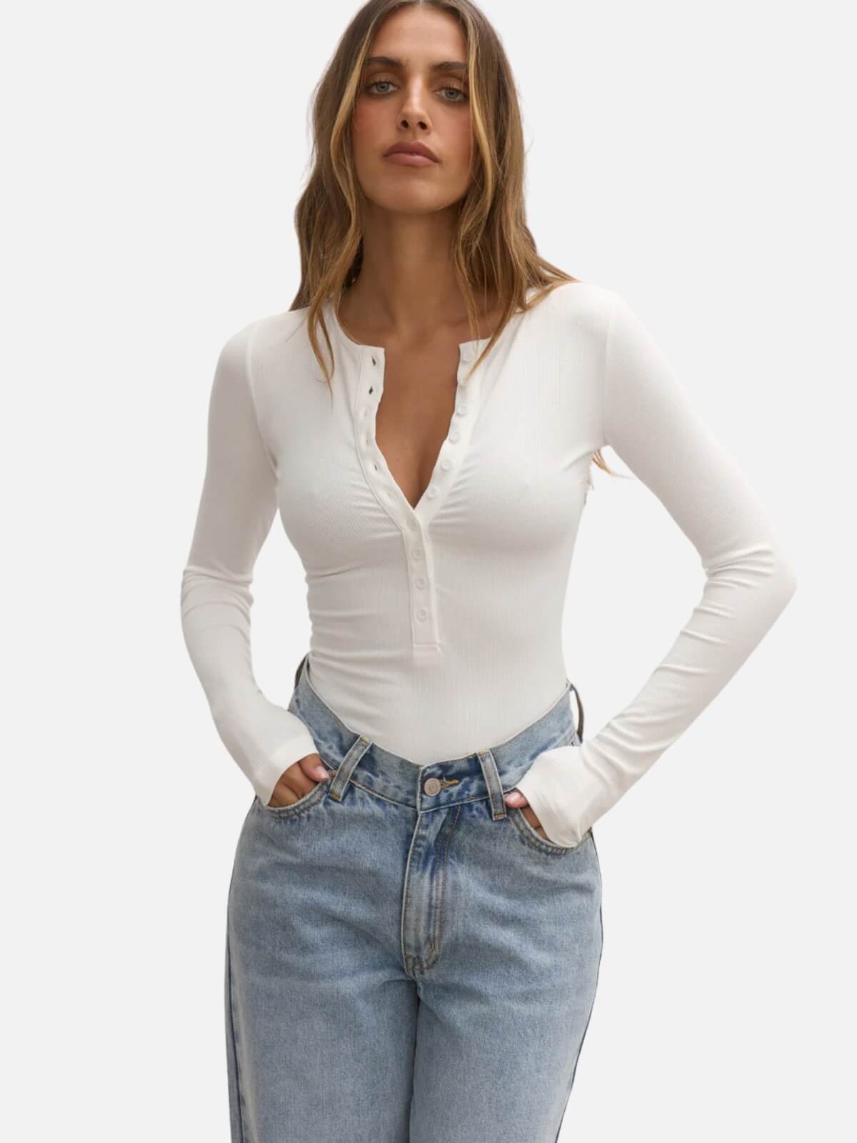Lara Bodysuit - White