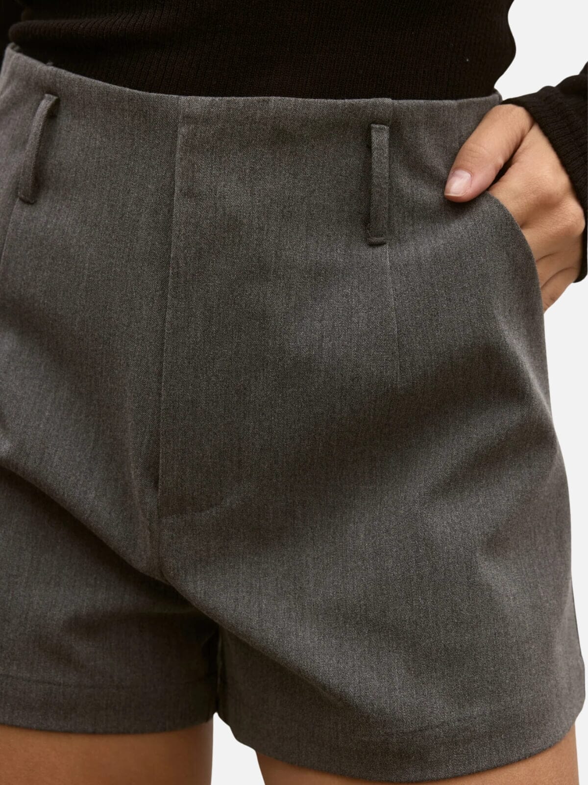 Roxanne Micro Short - Dark Grey Shorts BAYSE