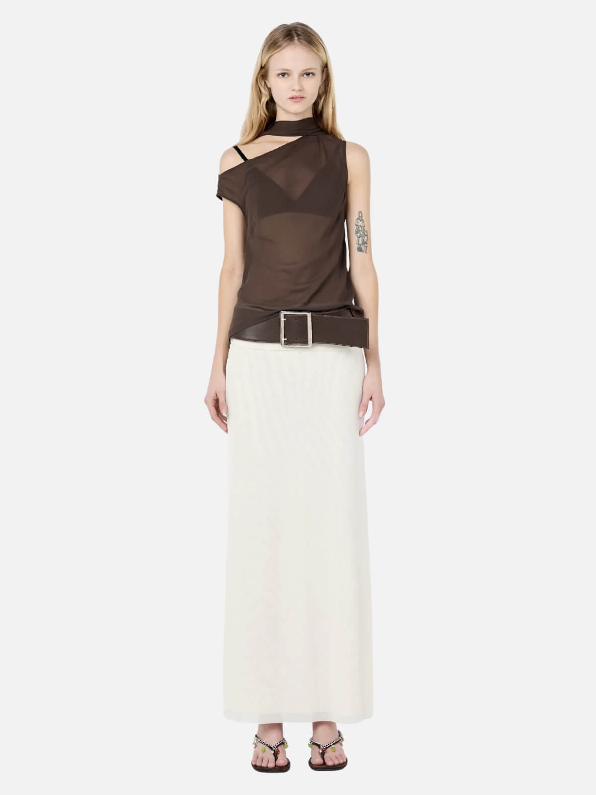 Augustin Scarf Top - Dark Choc