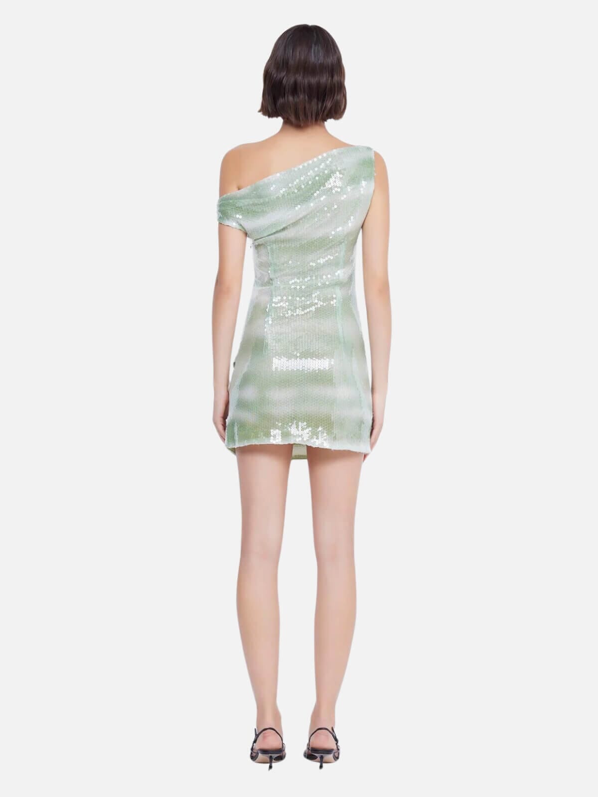 Bec + Bridge | Brydie Asym Mini Dress - Mint Ombre | Perlu