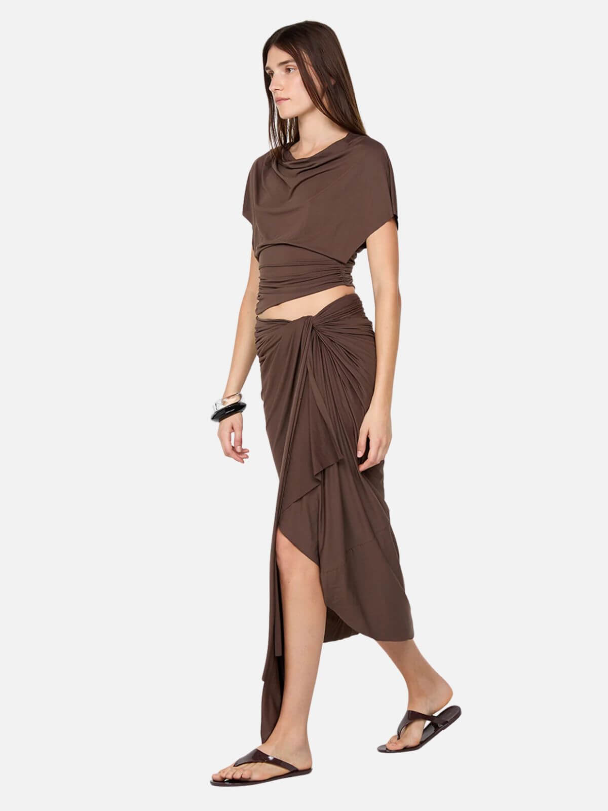 Clementine Batwing Top - Milk Chocolate