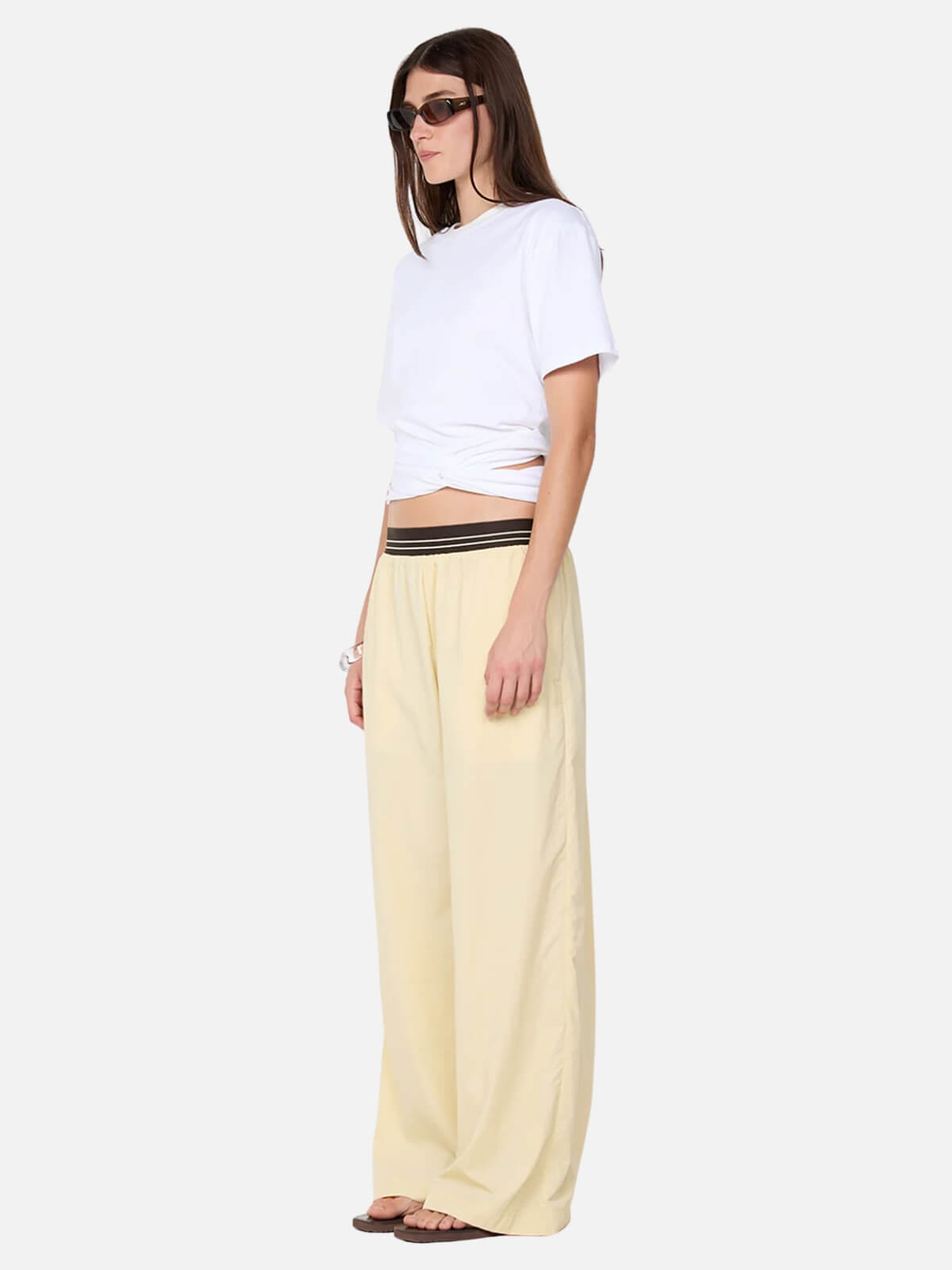 Cyprus Twist Tee - White