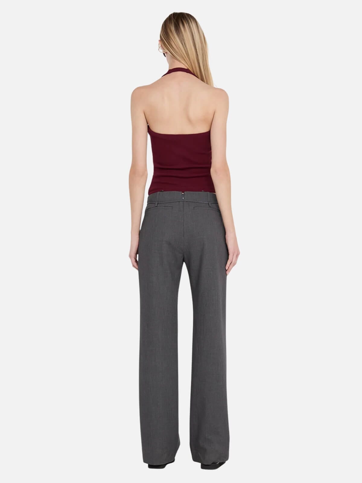 Ione Halter Top - Plum Tops Bec + Bridge