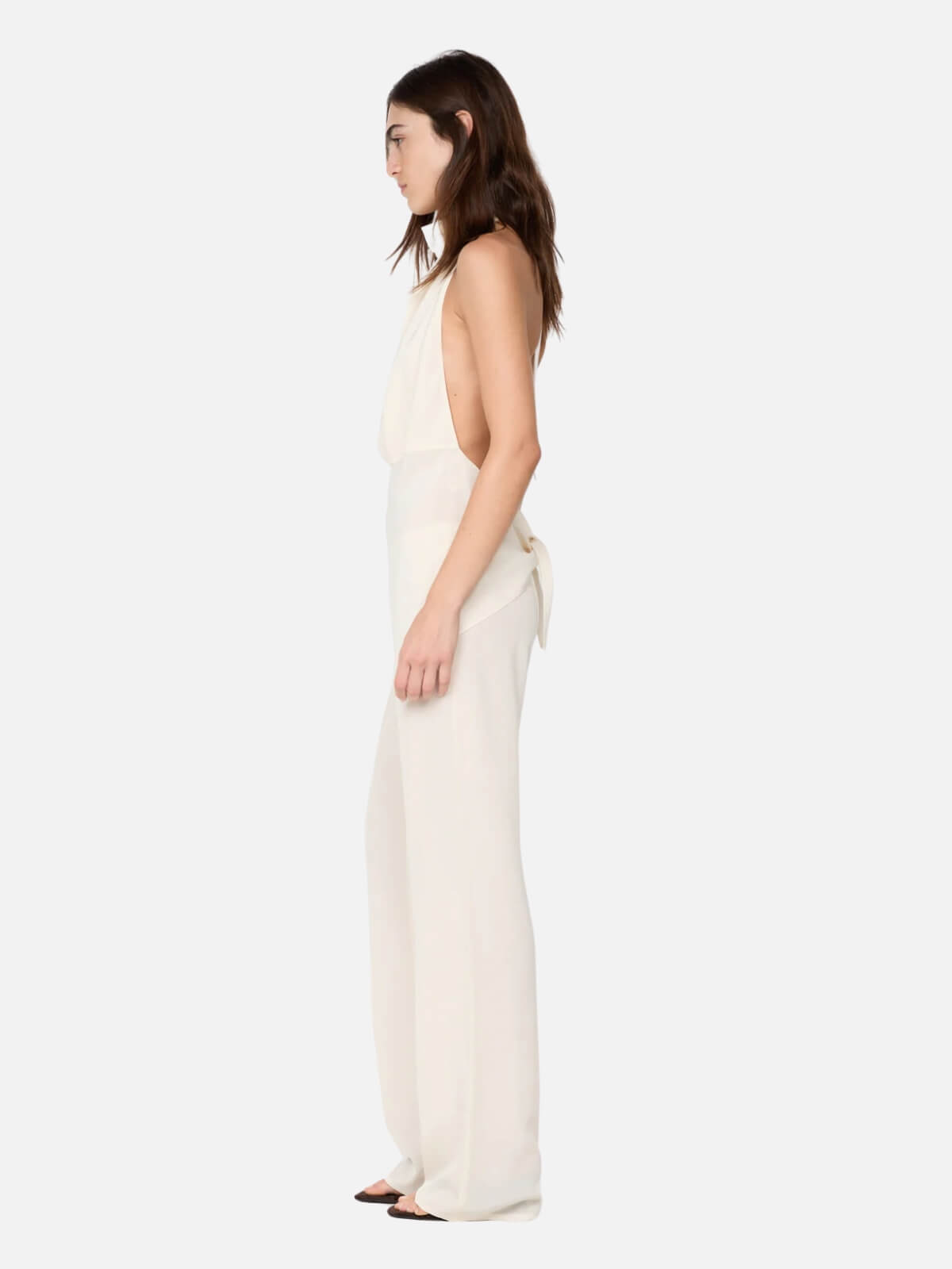 Lucie Halter Top - Ivory