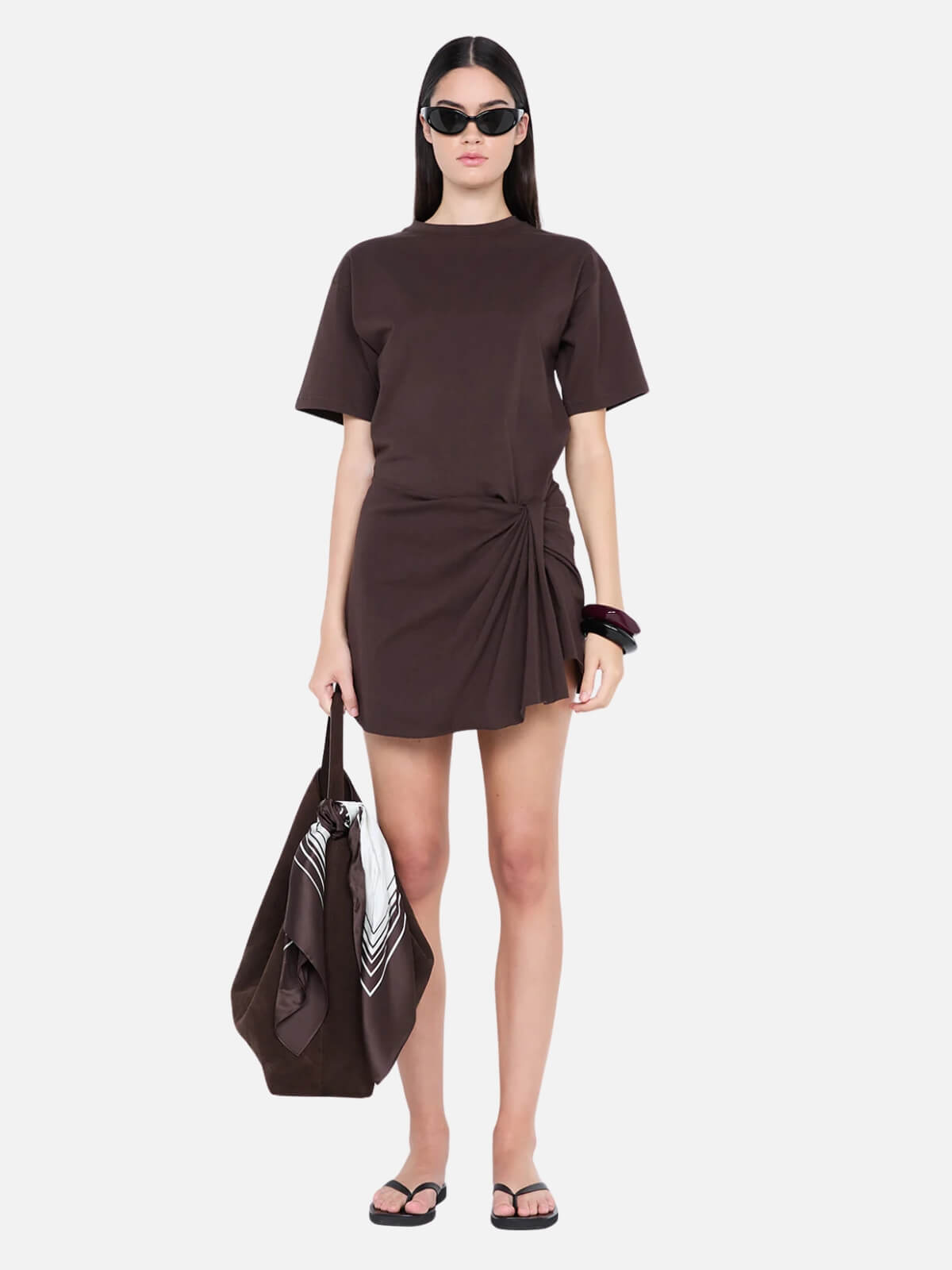 Simi Mini Dress - Dark Chocolate