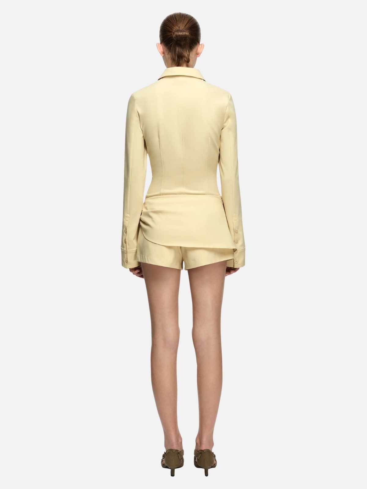 Elenora Mini Skort - Straw