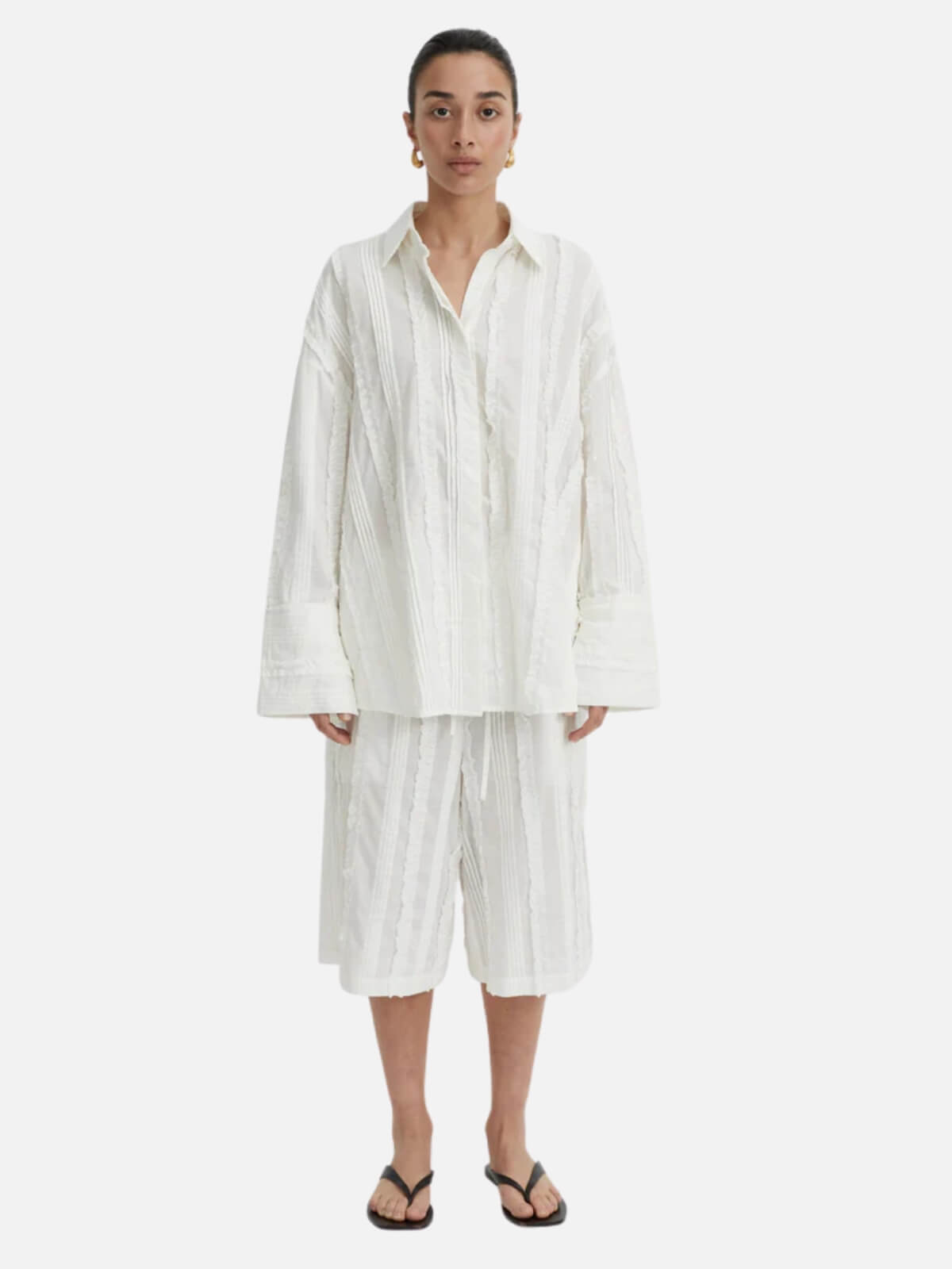 BLANCA | Cadence Shirt - White | Perlu