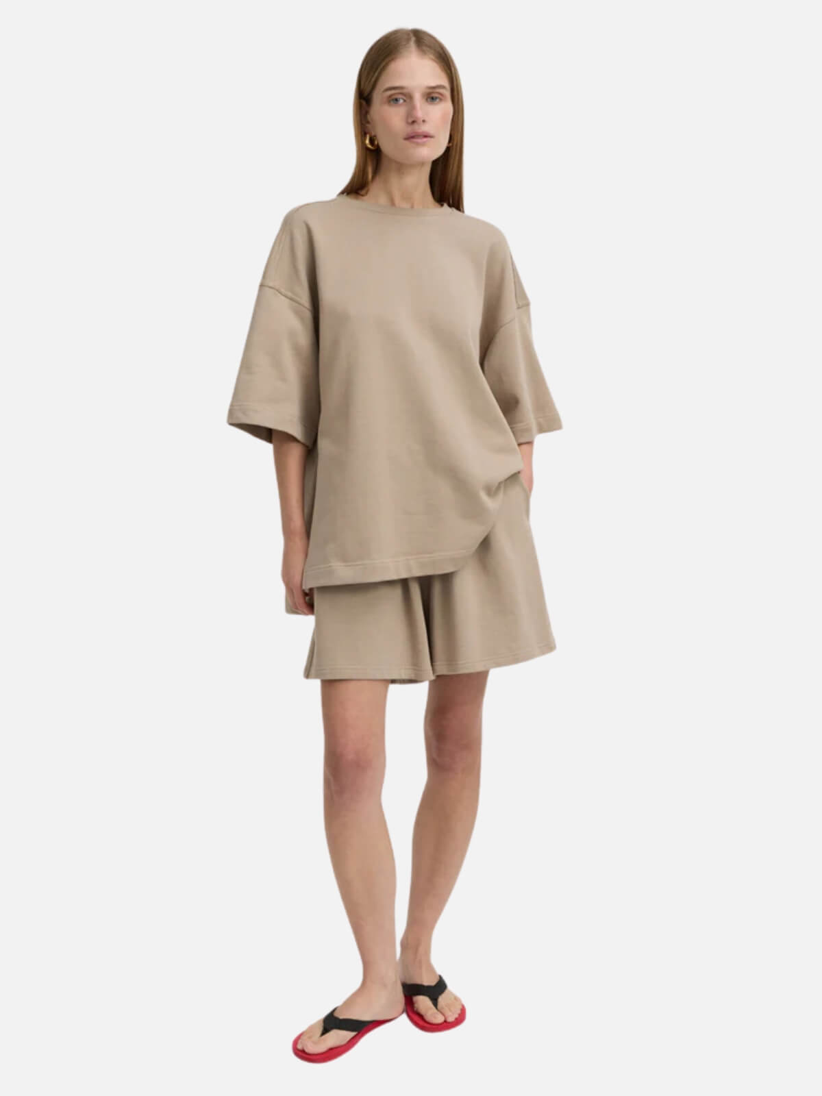 BLANCA | Hendrix Shorts - Taupe | Perlu