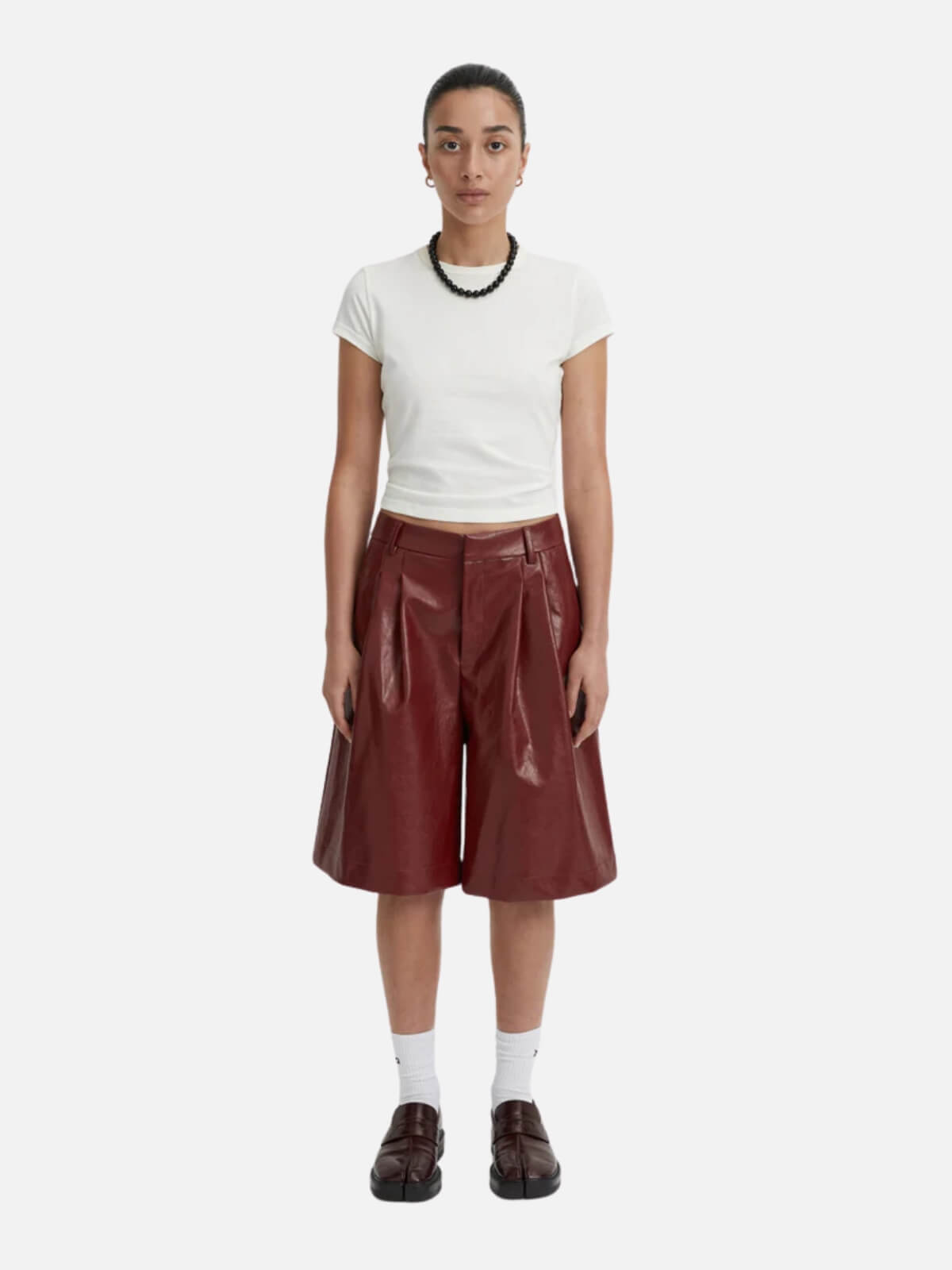 Laina Baby Tee - White