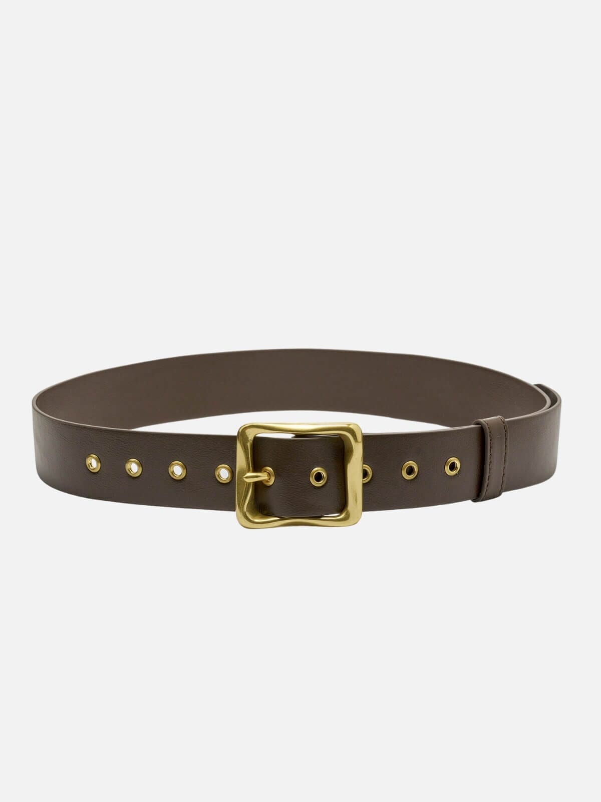 Brie Leon | Everyday Buckle Belt - Chocolate | Perlu