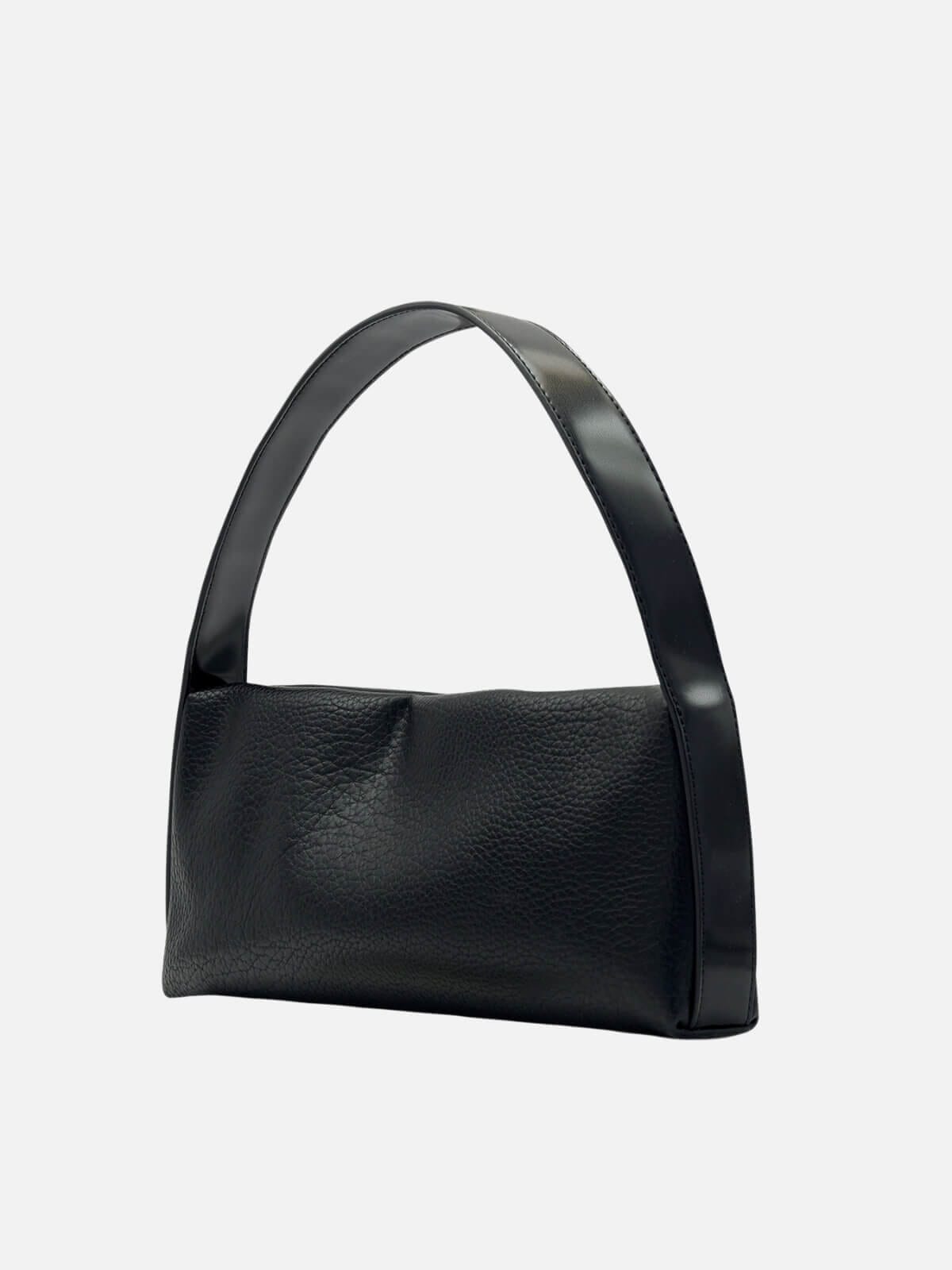 Brie Leon | Harlow Slouch Baguette Bag - Black Nappa | Perlu