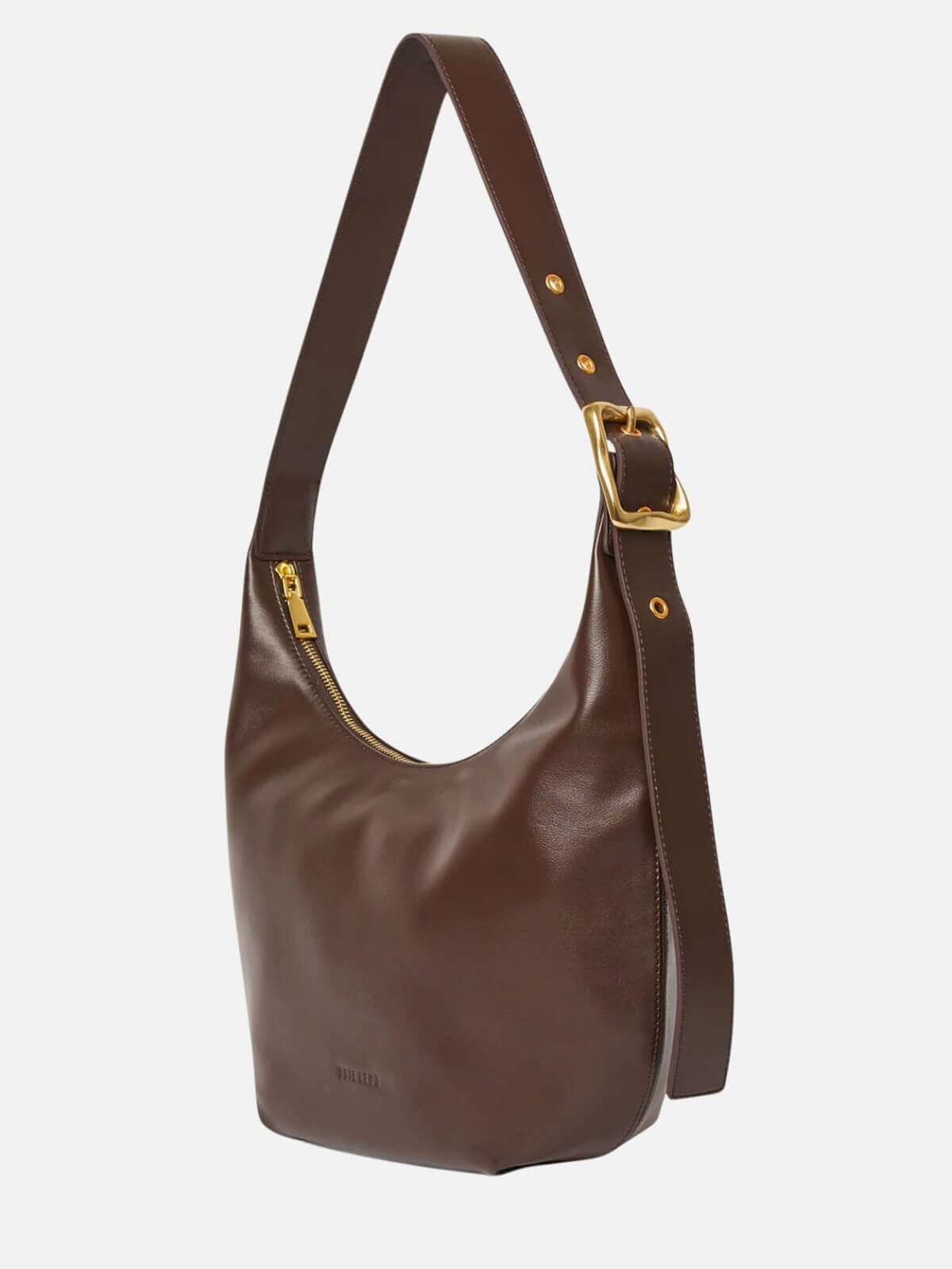 Brie Leon | Large Everyday Croissant Bag - Chocolate | Perlu