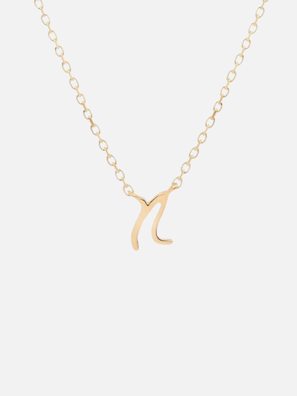 14K Gold Love Letter Necklace Necklaces By Charlotte