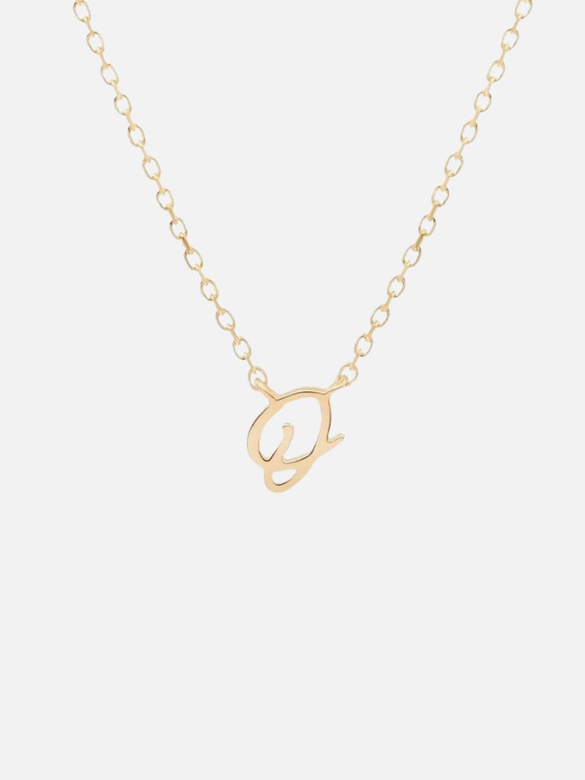 14K Gold Love Letter Necklace Necklaces By Charlotte