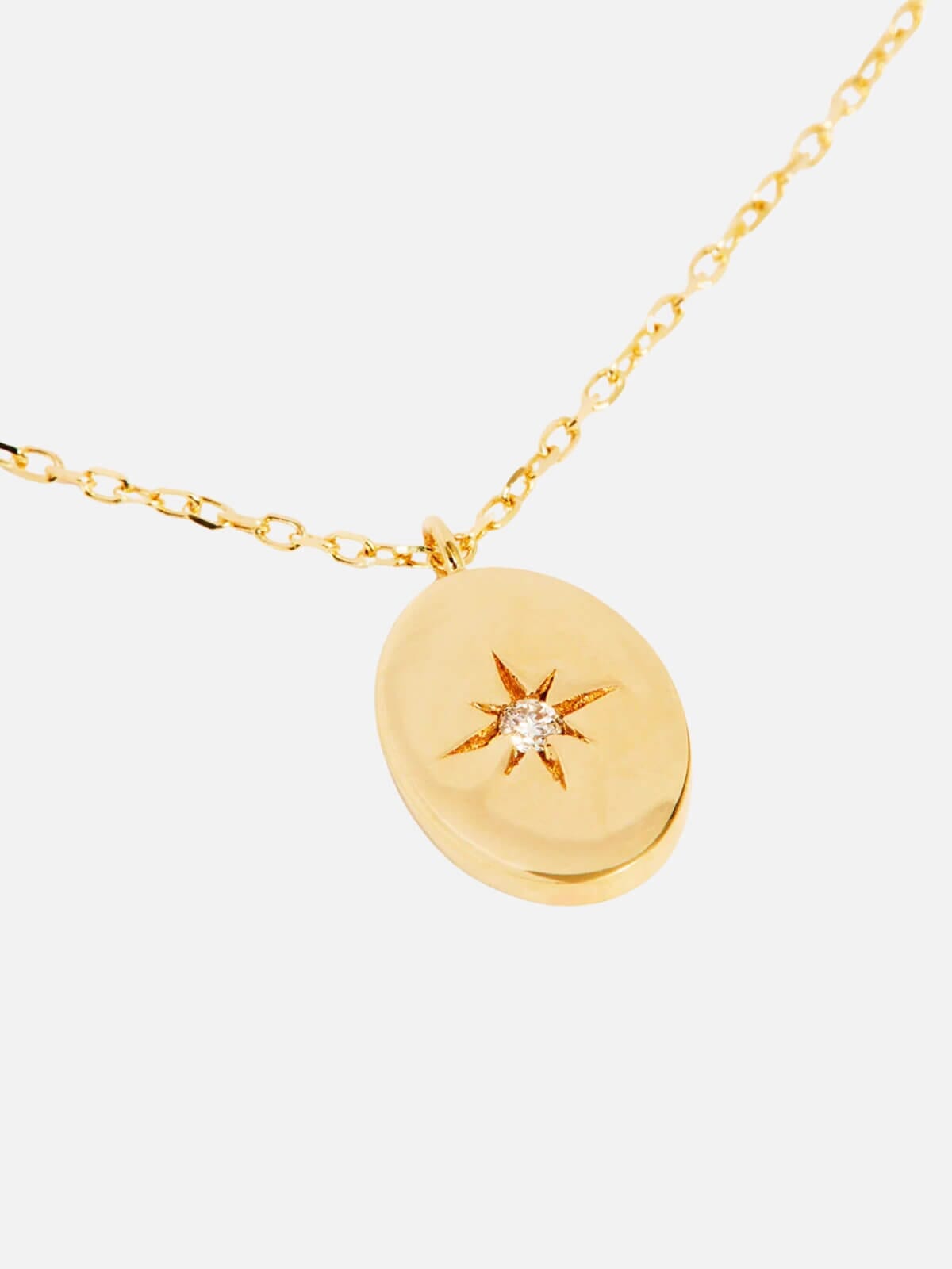 14k Gold Shine Your Light Diamond Necklace Necklaces By Charlotte