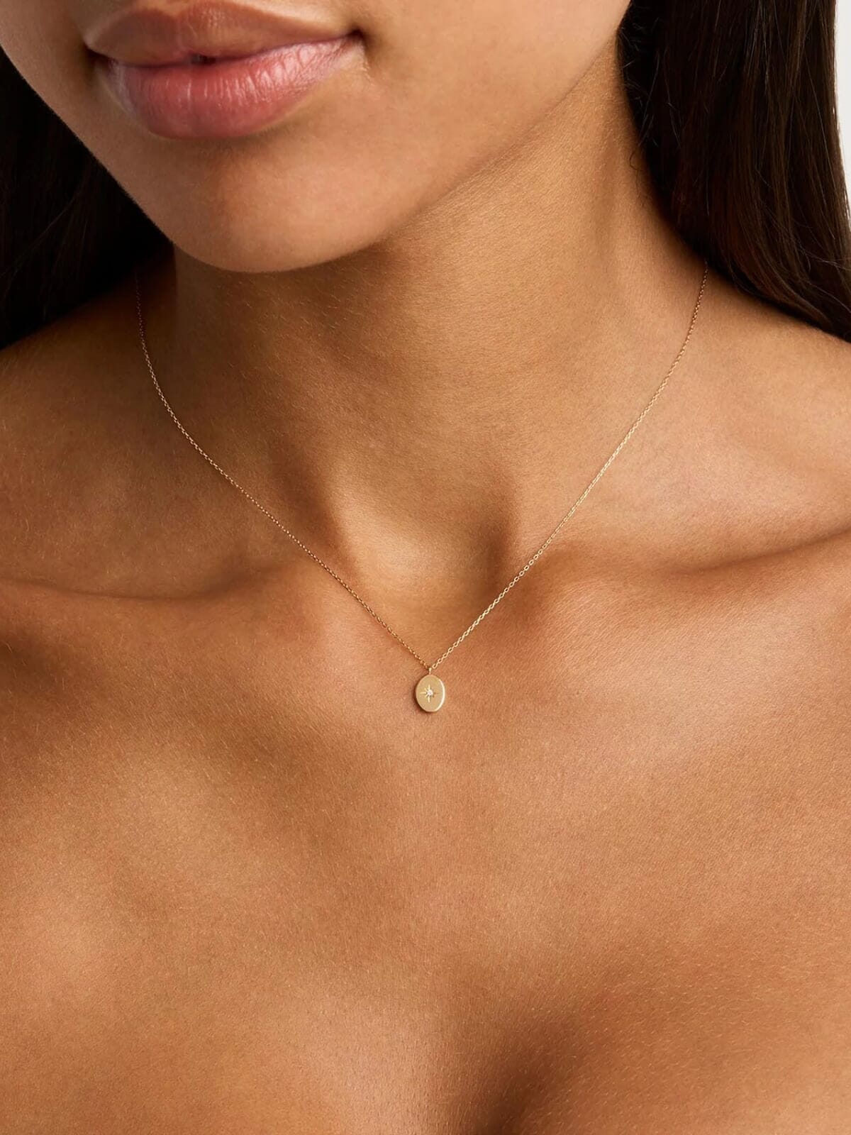 14k Gold Shine Your Light Diamond Necklace Necklaces By Charlotte