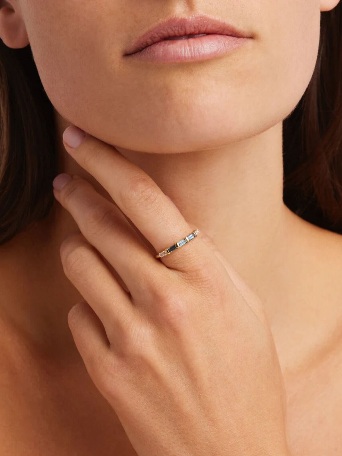 By Charlotte | 18k Gold Vermeil Endless Devotion Ring | Perlu