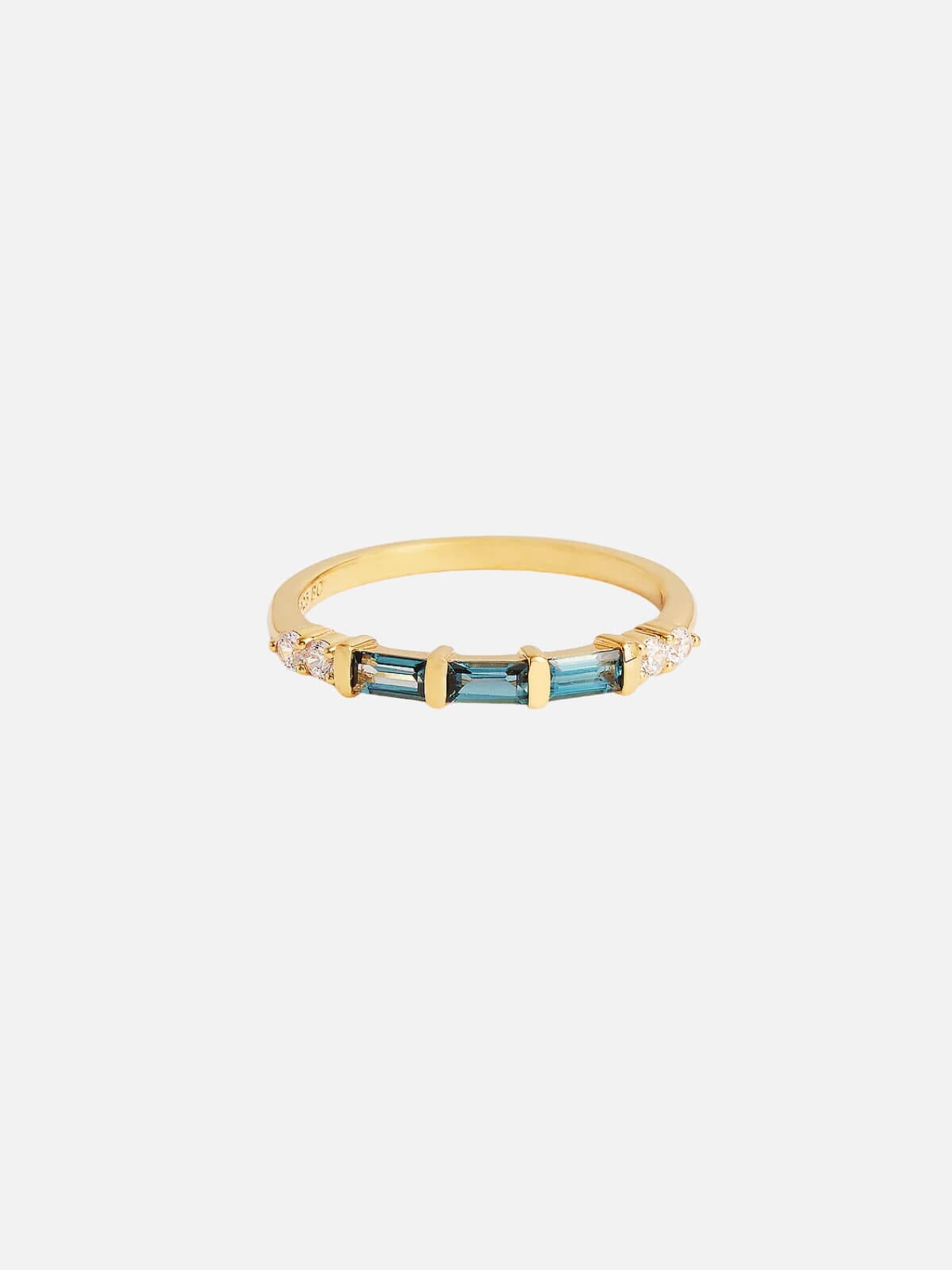 By Charlotte | 18k Gold Vermeil Endless Devotion Ring | Perlu