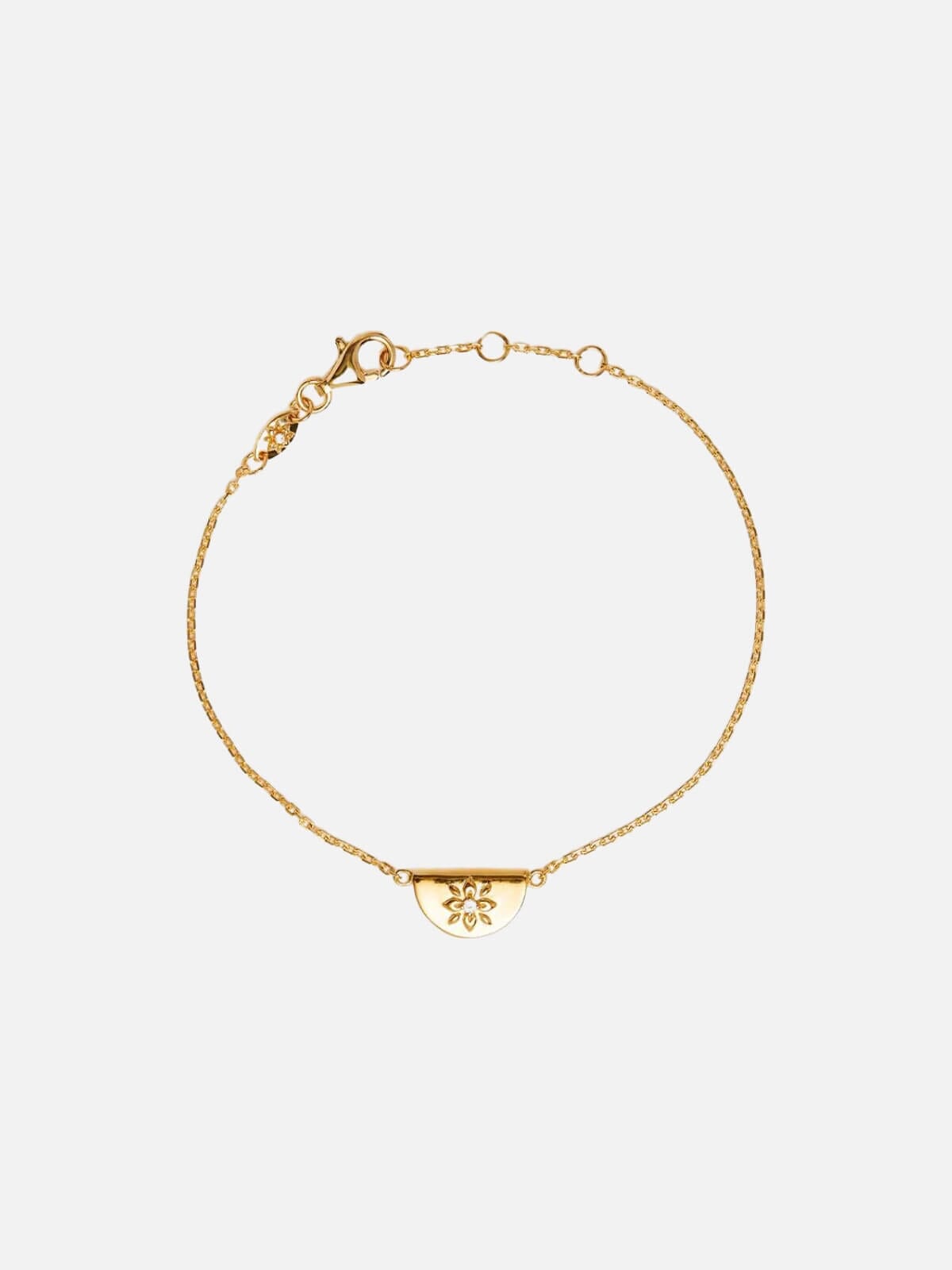 by charlotte | 18k Gold Vermeil Lotus Bracelet | Perlu