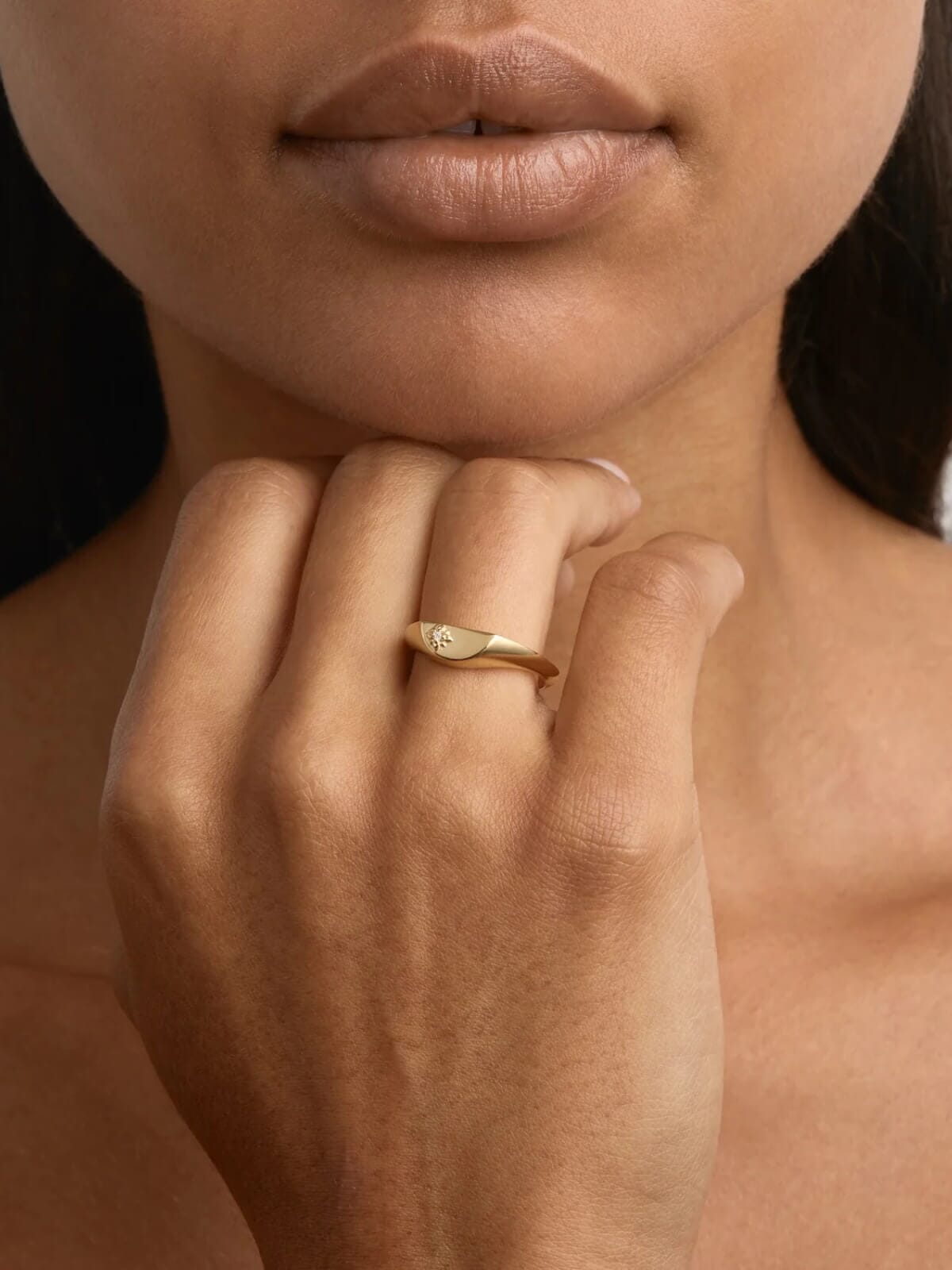 18k Gold Vermeil Lotus Ring Rings By Charlotte
