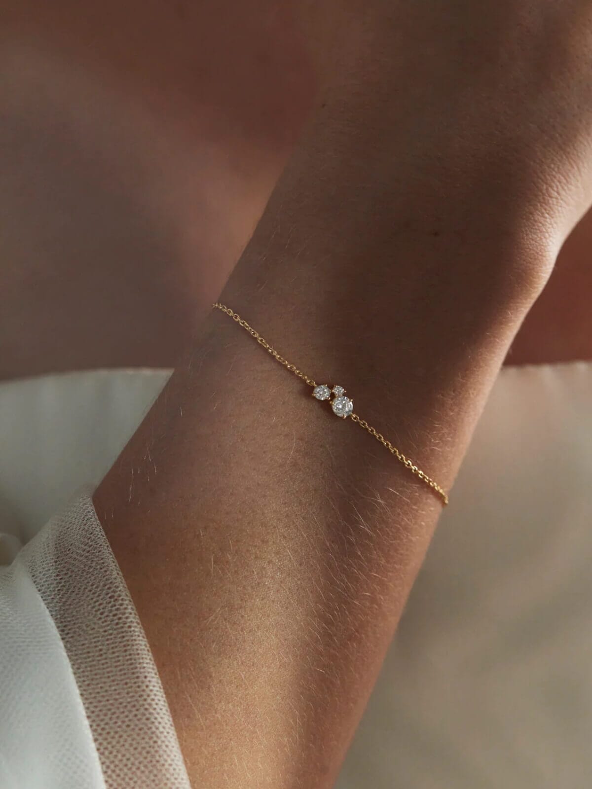 18k Gold Vermeil Whispers of Love Bracelet Bracelets By Charlotte